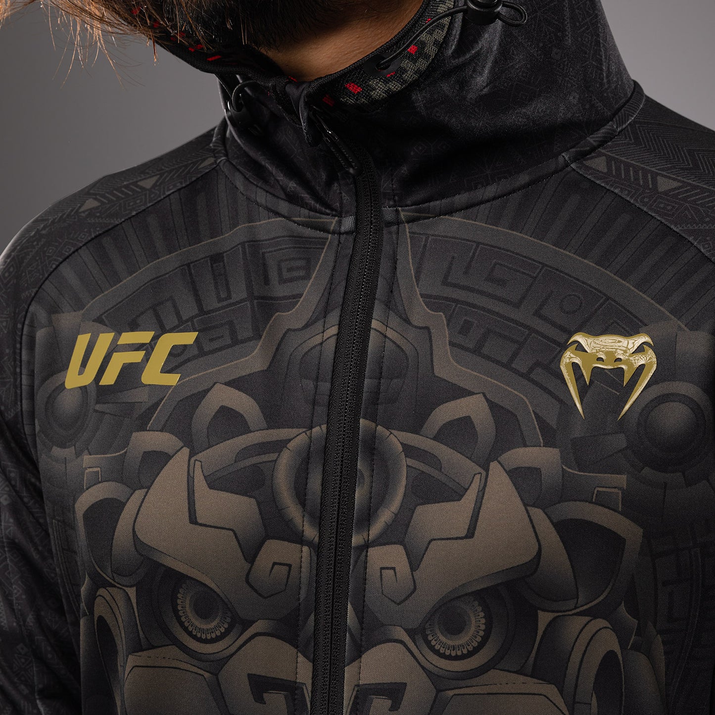 Men’s Noche UFC 2.0 By Venum 블랙 어센틱 파이트 나이트 워크아웃 후디