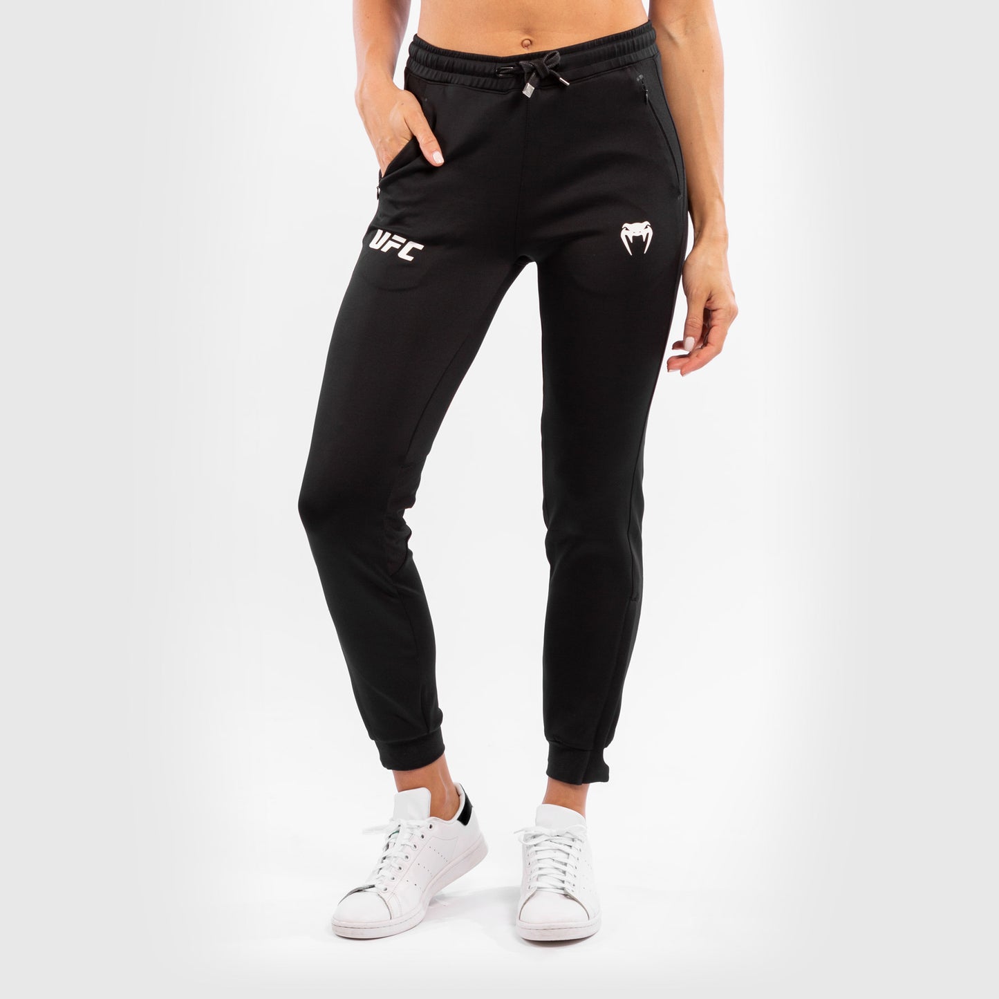 UFC Venum Authentic Fight Night 여성용 워크아웃 팬츠 – 블랙