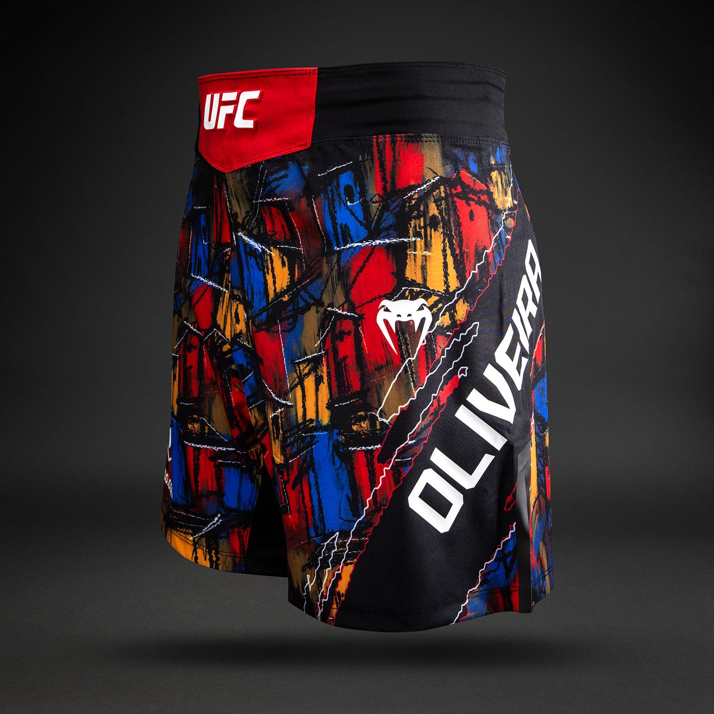 남성용 UFC Unrivaled by Venum 레드 찰스 올리베이라 파이트 쇼츠