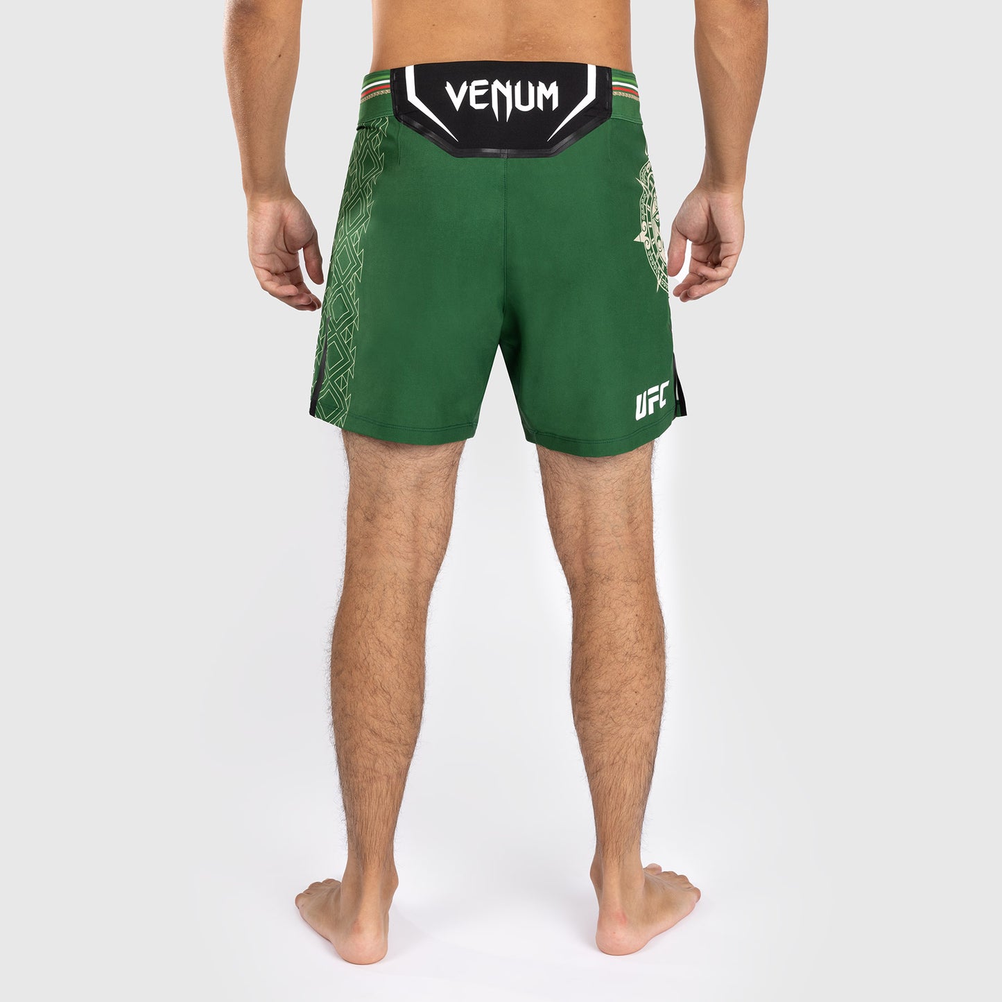 Noche UFC by Venum Authentic Fight Night 남성용 파이트 쇼츠 – 숏 핏 – 그린
