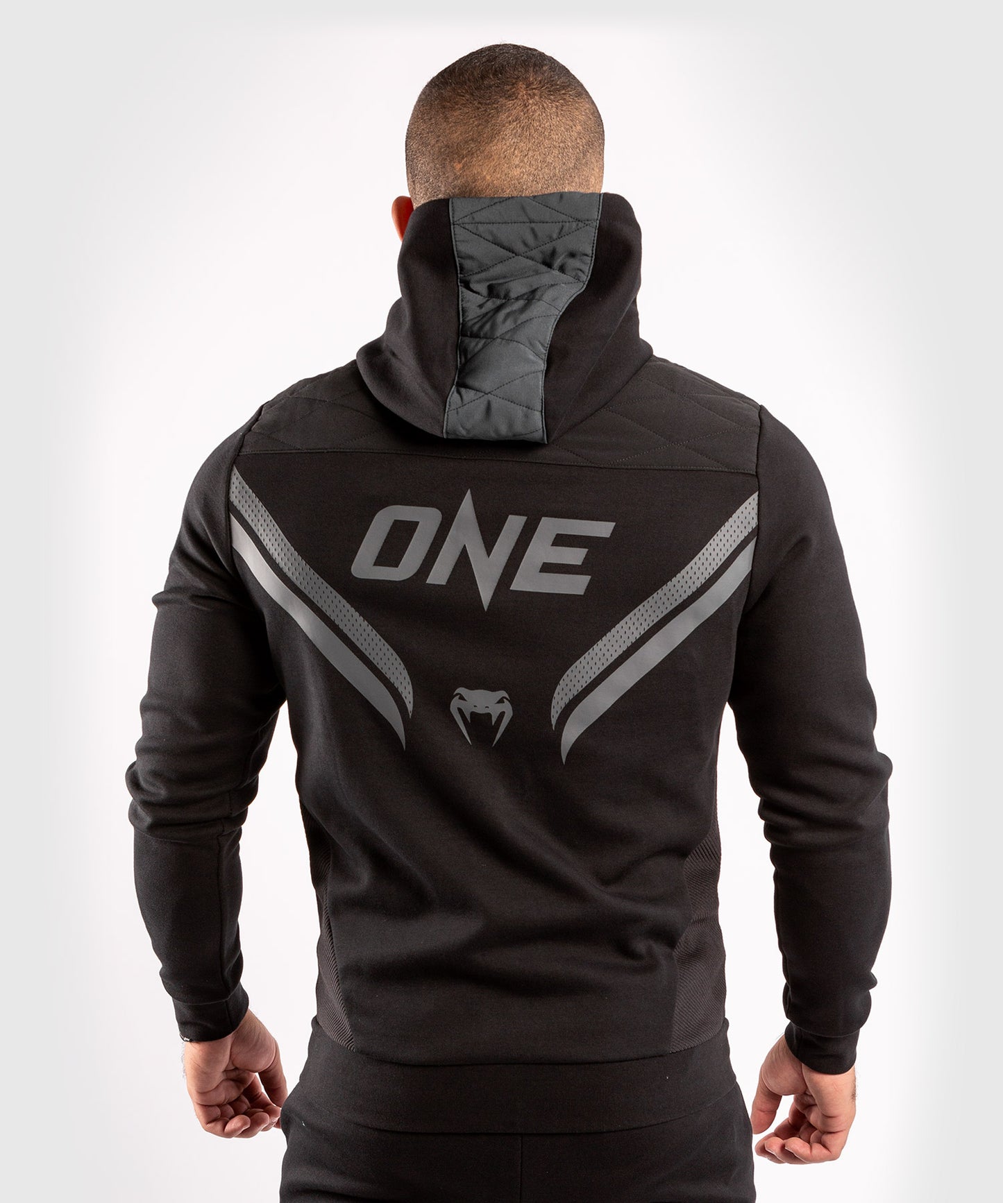 Venum ONE FC Impact Hoodie - Black/Black