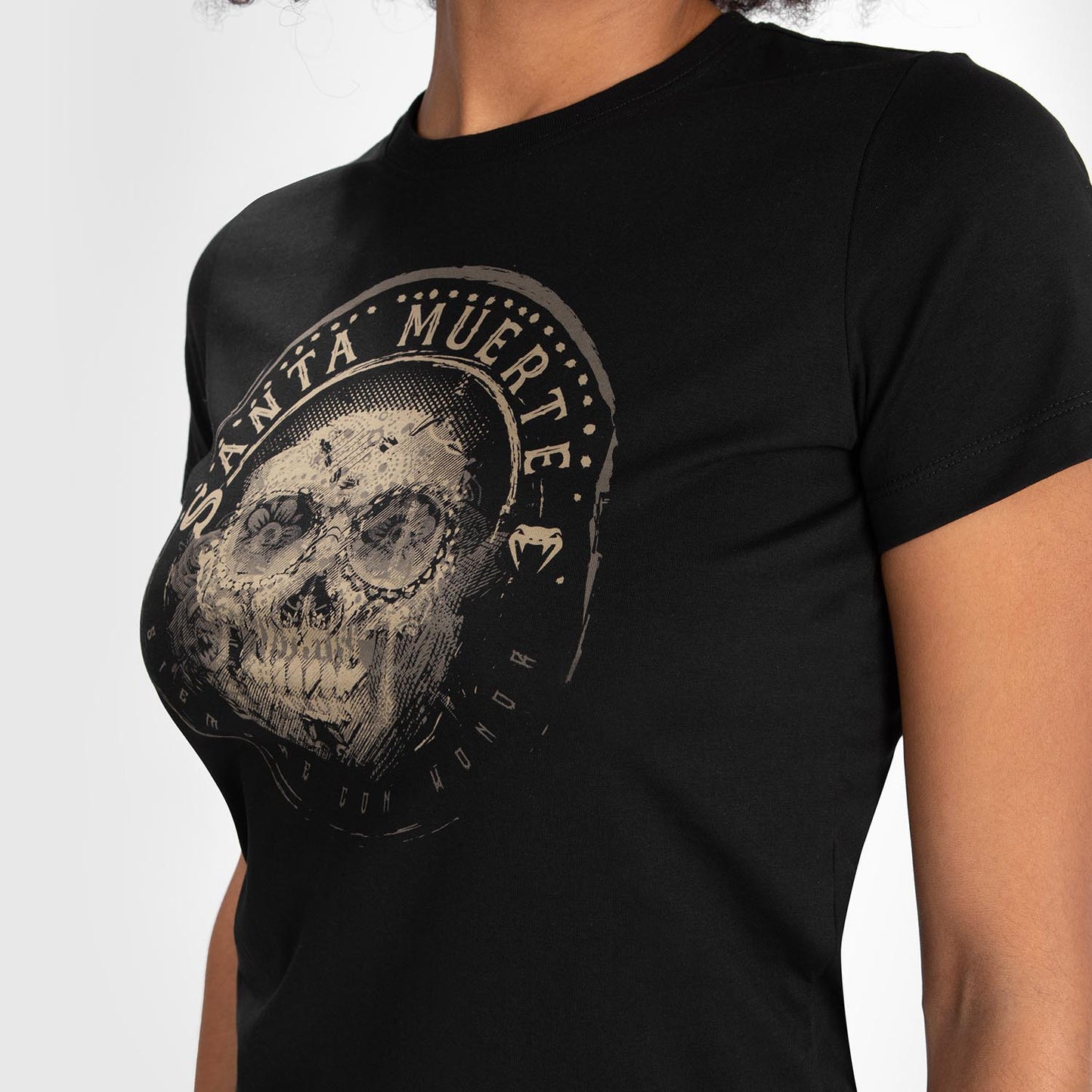 T-shirt Santa Muerte Dark Side Venum 여성용 - 블랙/브라운