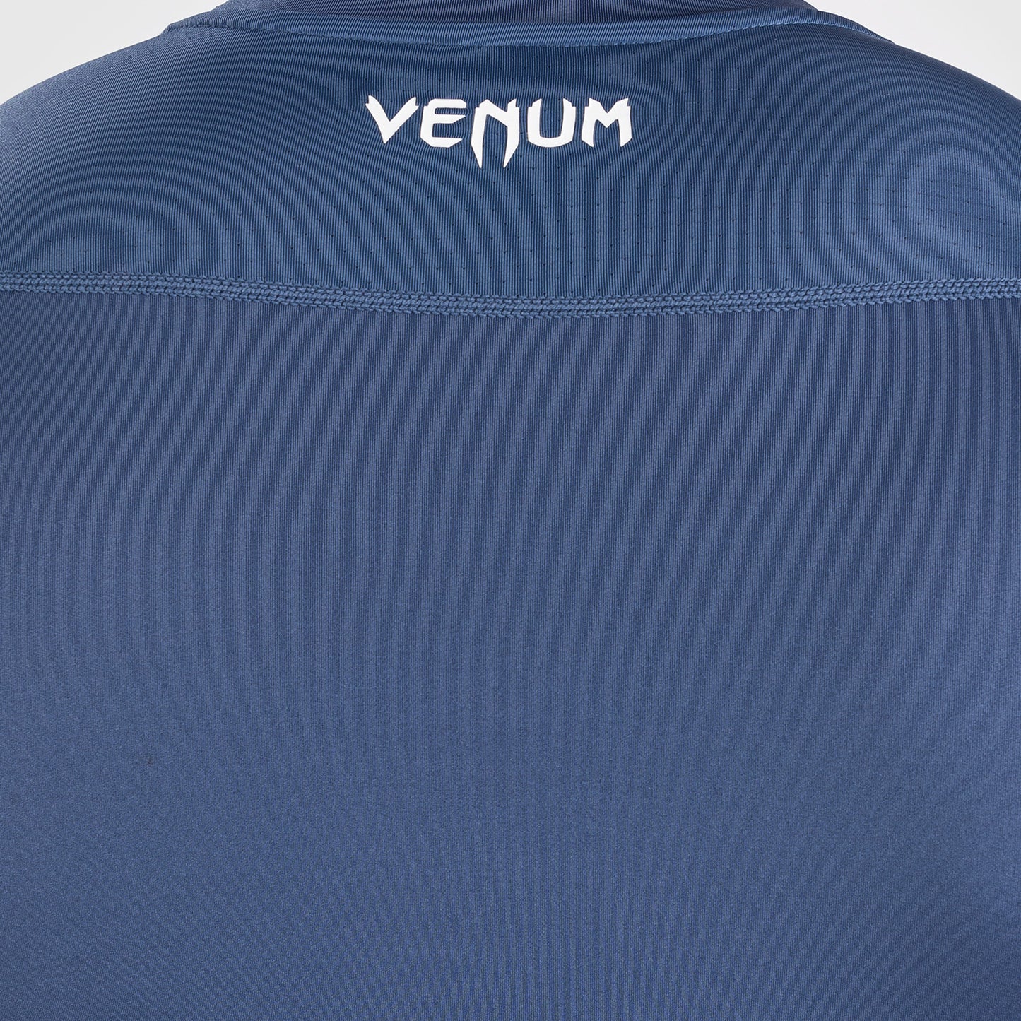 Venum Attack 남성용 반팔 래쉬가드 – 네이비 블루