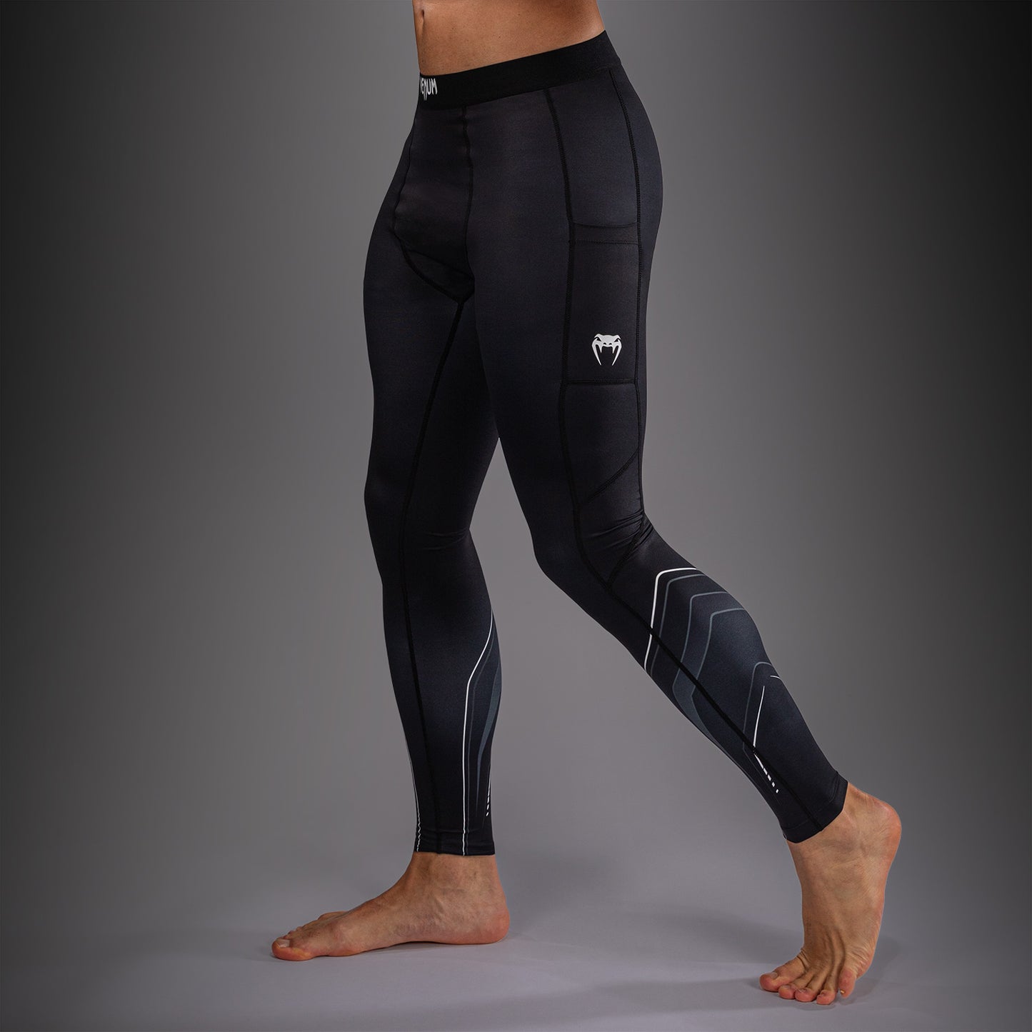 Venum Streamline 스패츠 블랙/화이트
