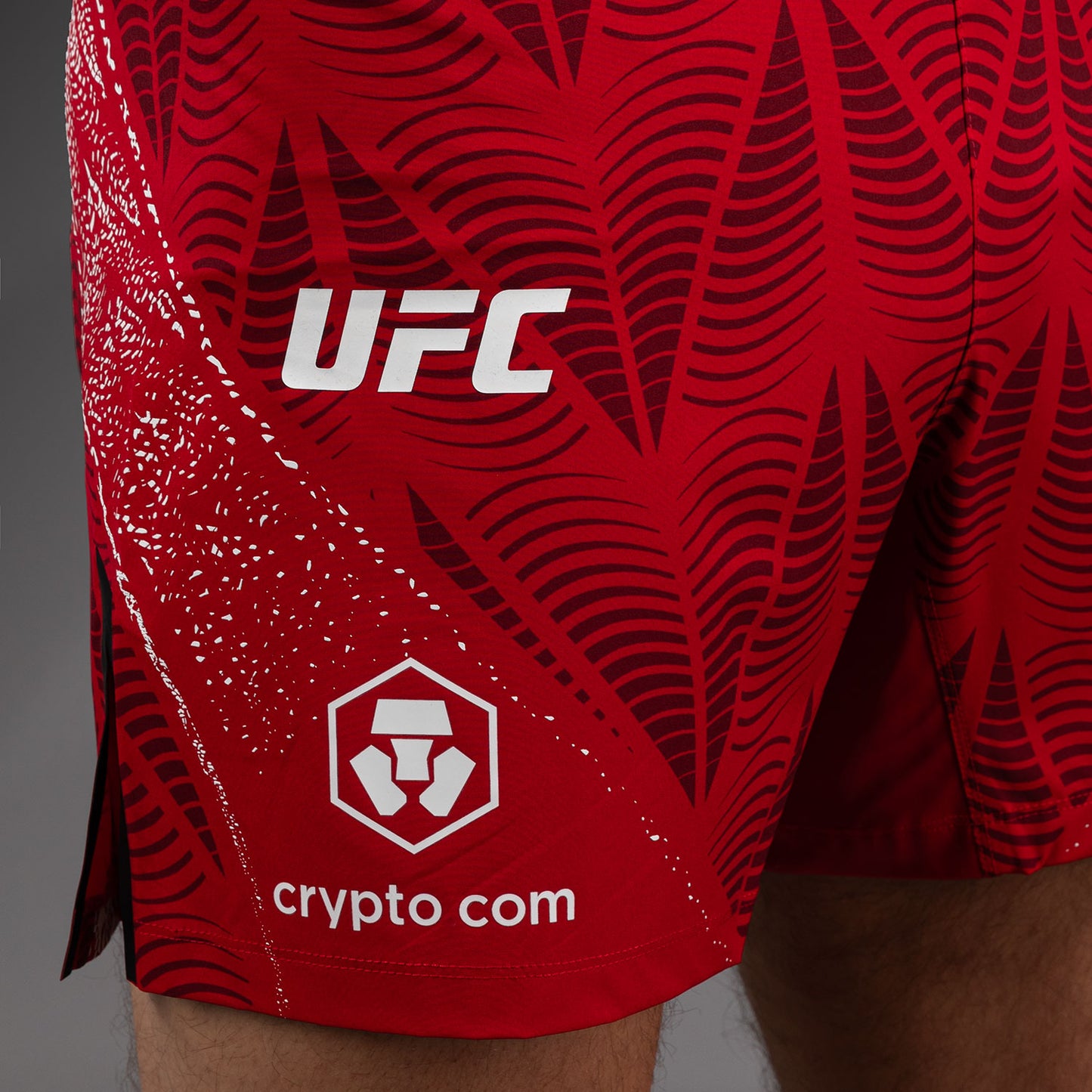 남성용 UFC Zenith by Venum 레드 어센틱 파이트 나이트 파이트 쇼츠