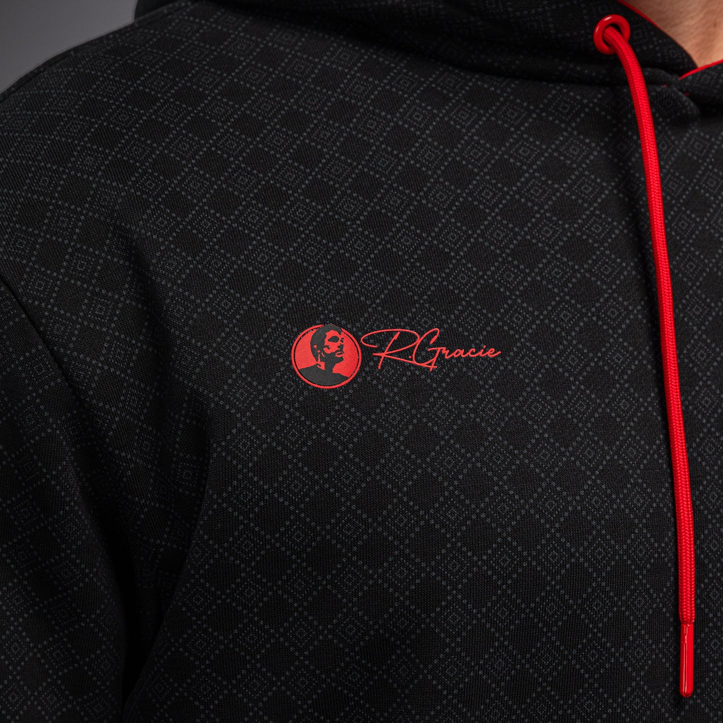 Venum X Roger Gracie Academy 후디 – 블랙/레드