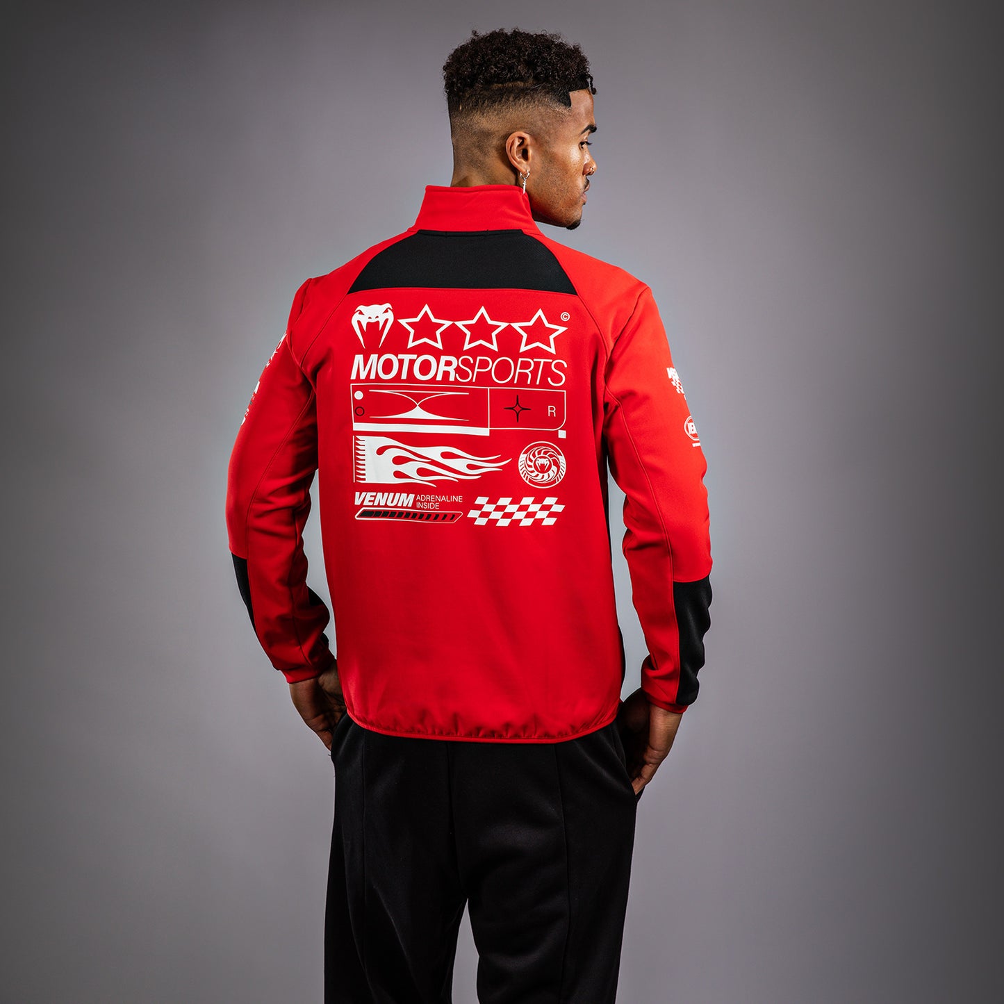 Venum Motorsport 소프트쉘 자켓 – 레이서 레드