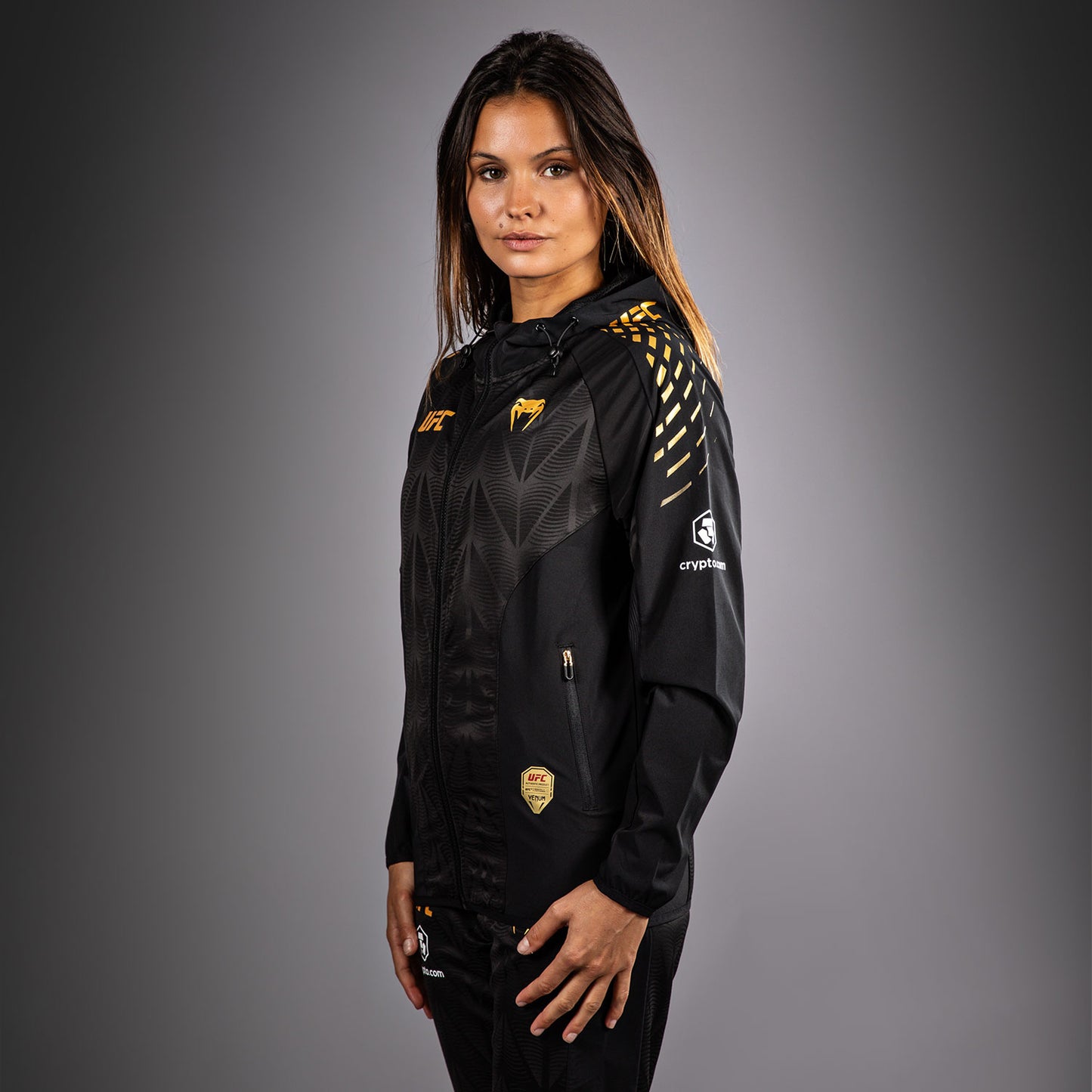 Women's UFC Zenith by Venum 챔피언 오센틱 파이트 나이트 워크아웃 후디