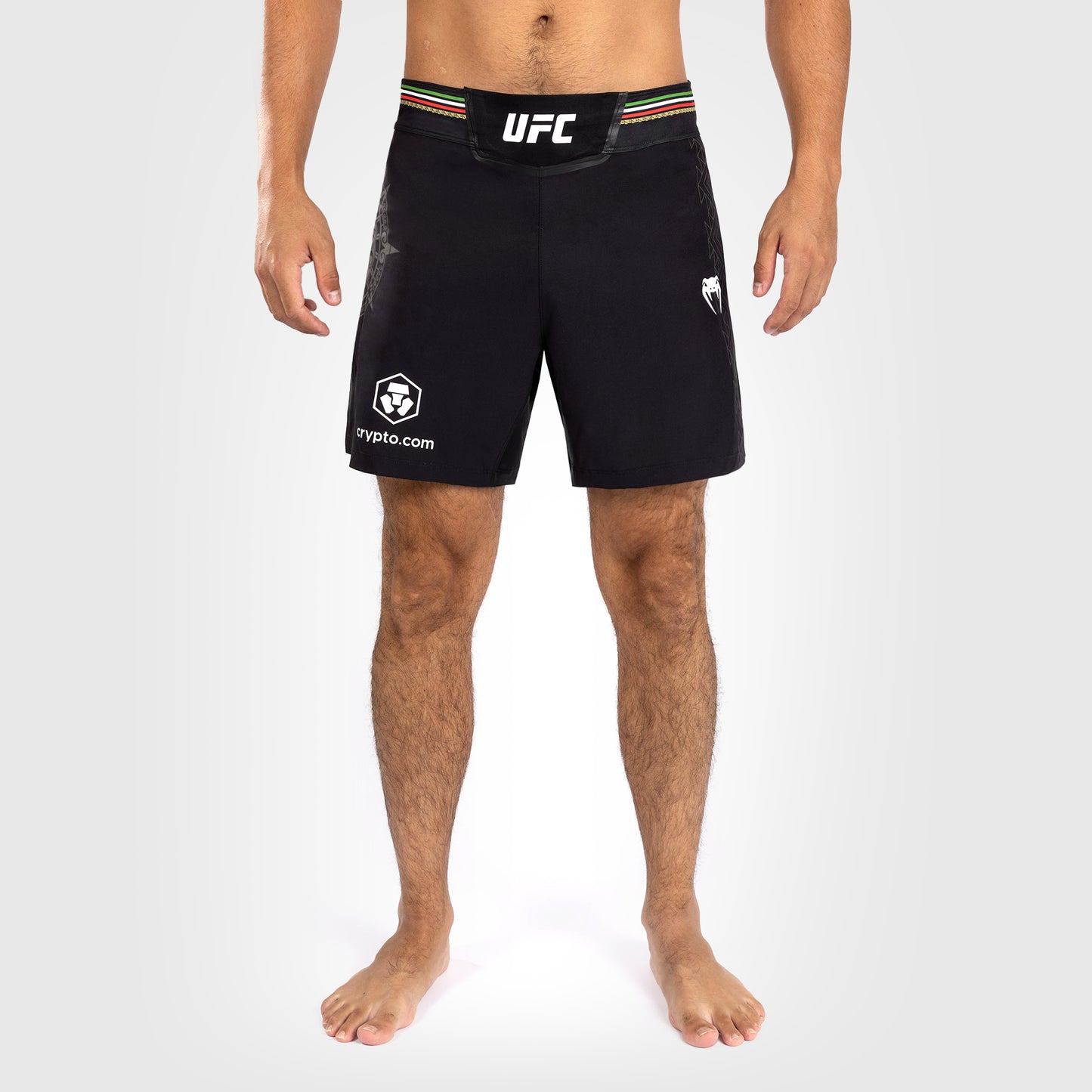 Noche UFC by Venum Authentic Fight Night 남성용 파이트 쇼츠 – 숏 핏 – 블랙