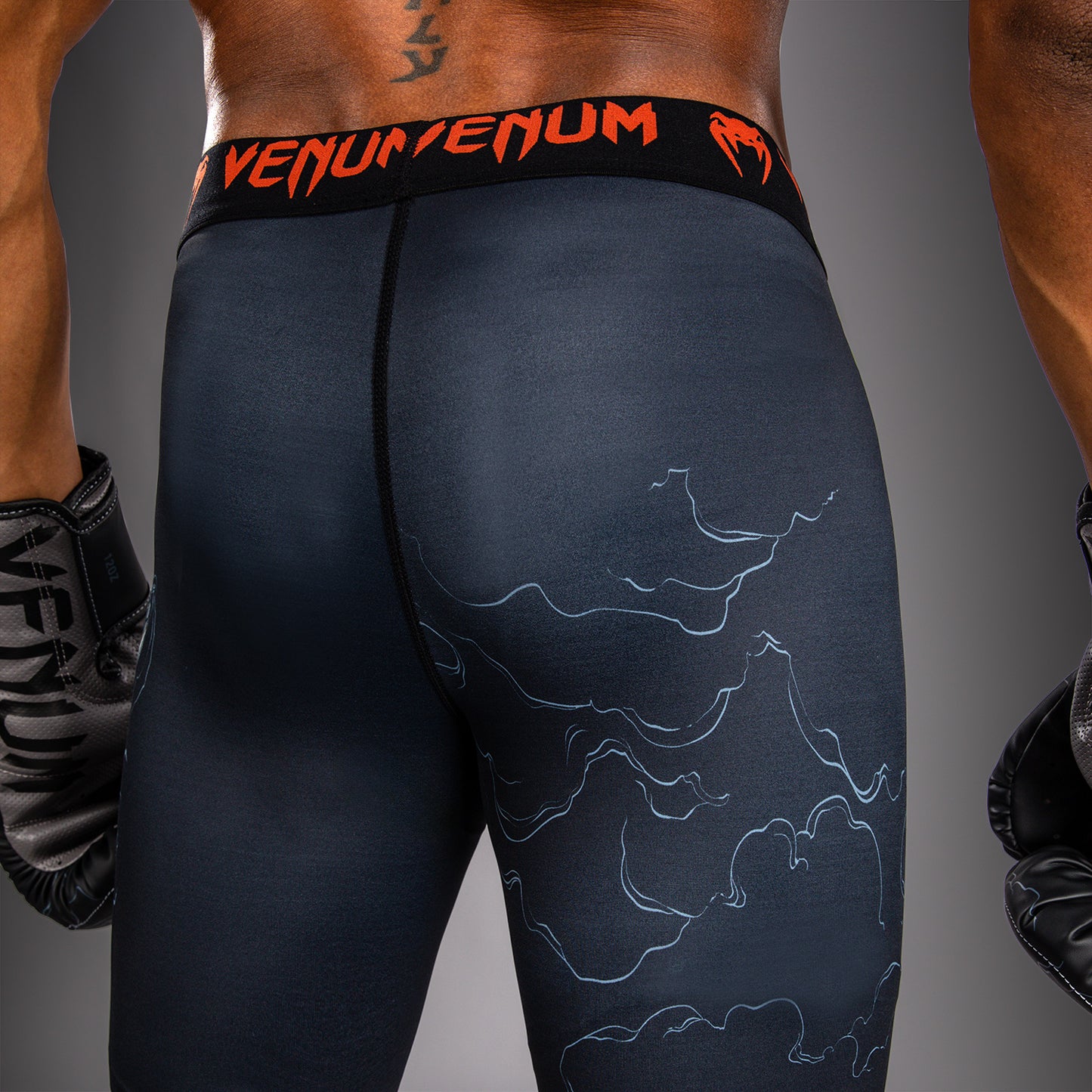 Venum Thunder Dragon 발리 투도 쇼츠 – 블랙/그레이/코퍼