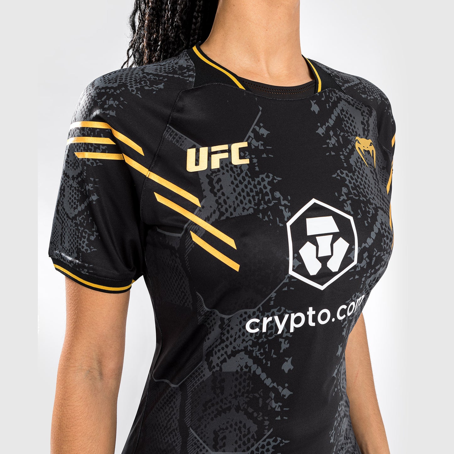 UFC Adrenaline by Venum Authentic Fight Night 여성용 워크아웃 저지 – 챔피언