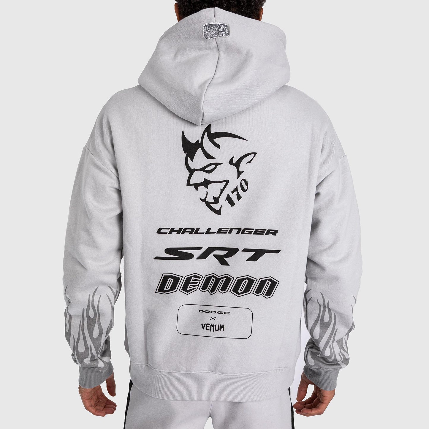 Venum x Dodge Demon 170 풀오버 후디 – 그레이