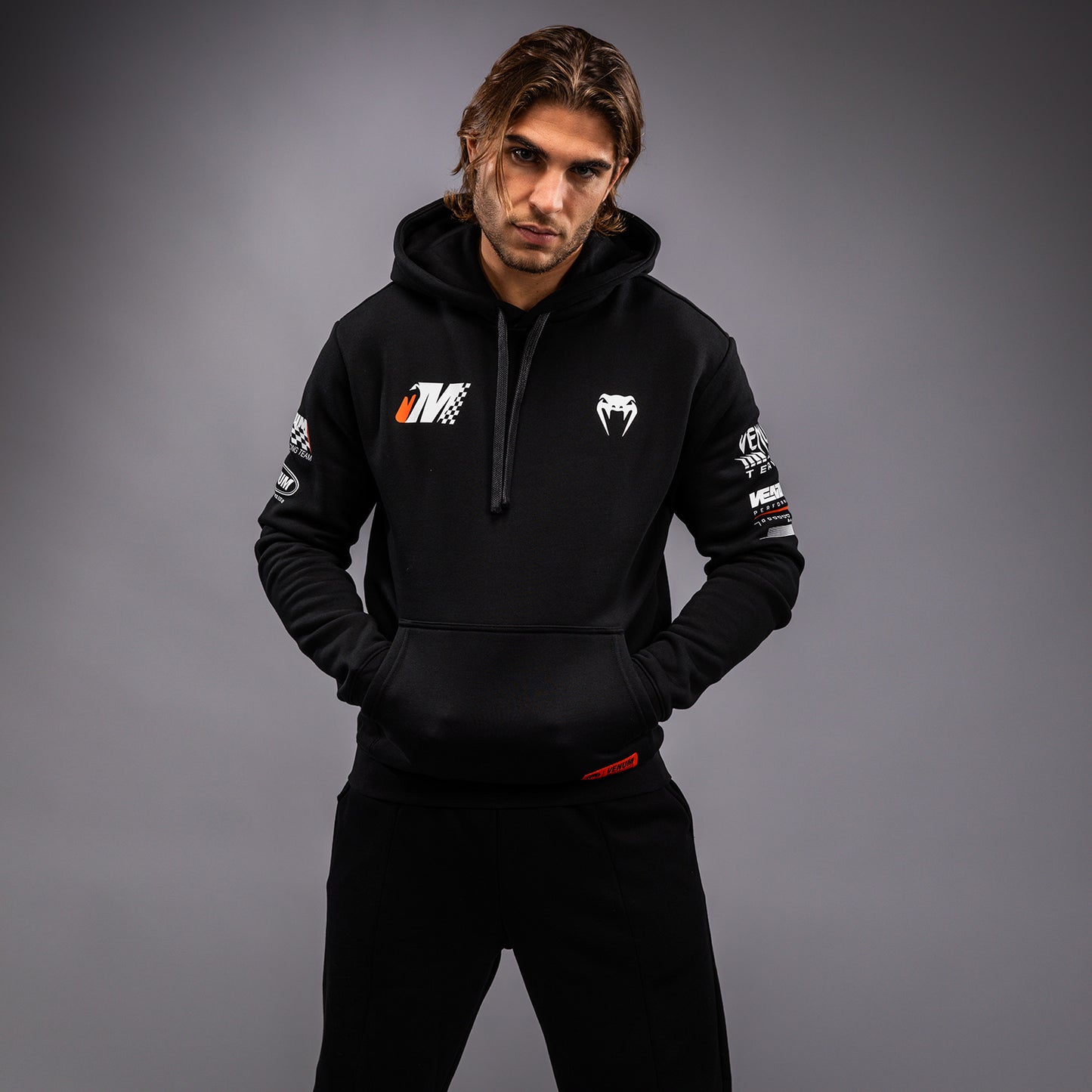 Venum Motorsport 후디 – 딥 블랙