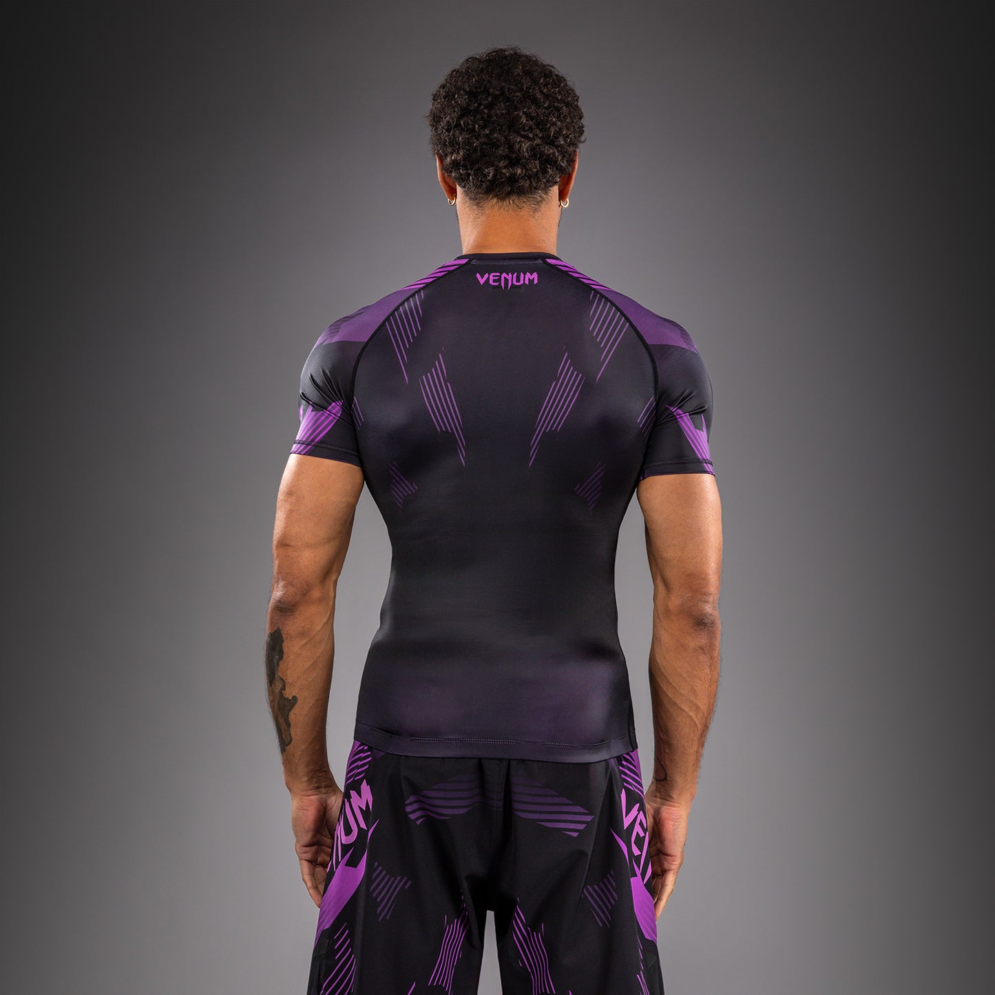 NO-GI 6.0 반팔 래쉬가드 블랙/퍼플