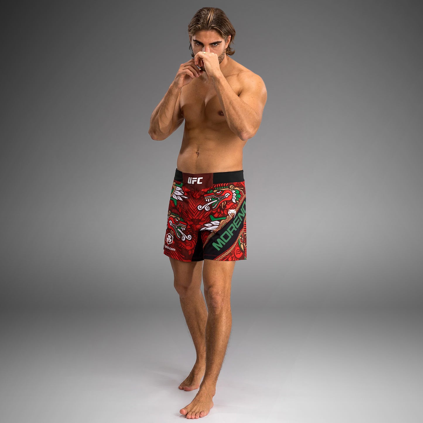 Men’s UFC Unrivaled by Venum 레드 Brandon Moreno 피트 파이트 쇼츠