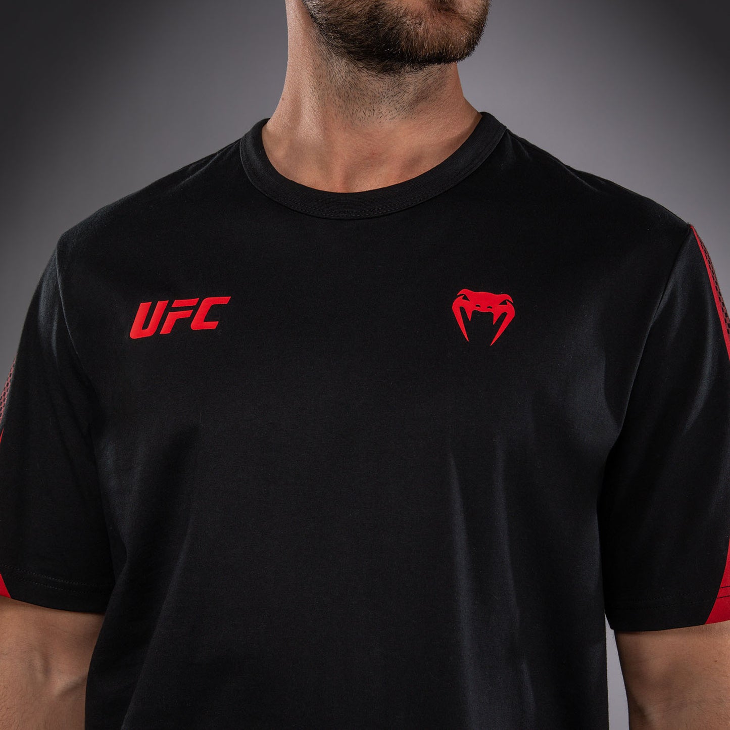 Venum UFC Unity by Venum Authentic Fight Week 남성 반팔 티셔츠 - 블랙