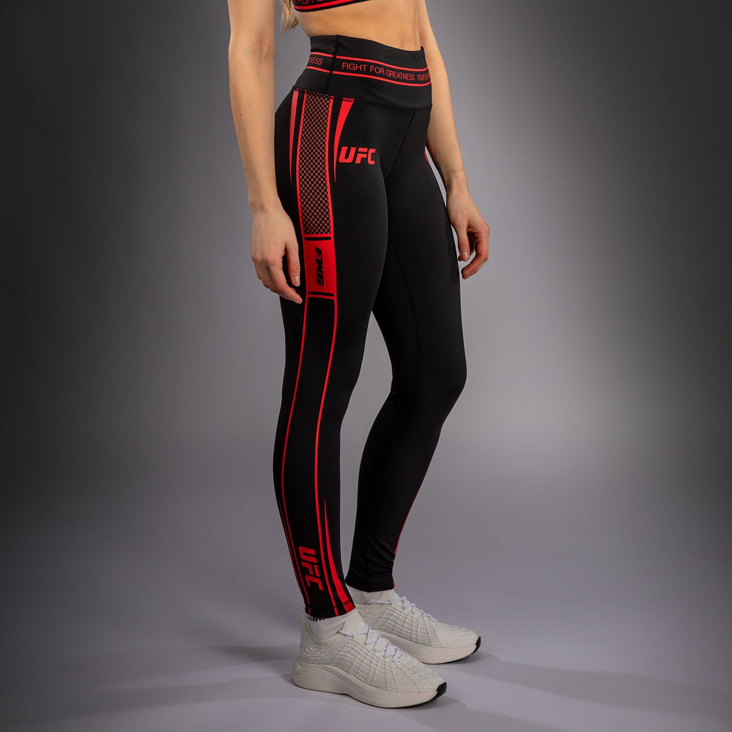 Venum UFC Unity by Venum Authentic Fight Week 여성 기능성 컴프레션 타이츠 - 블랙