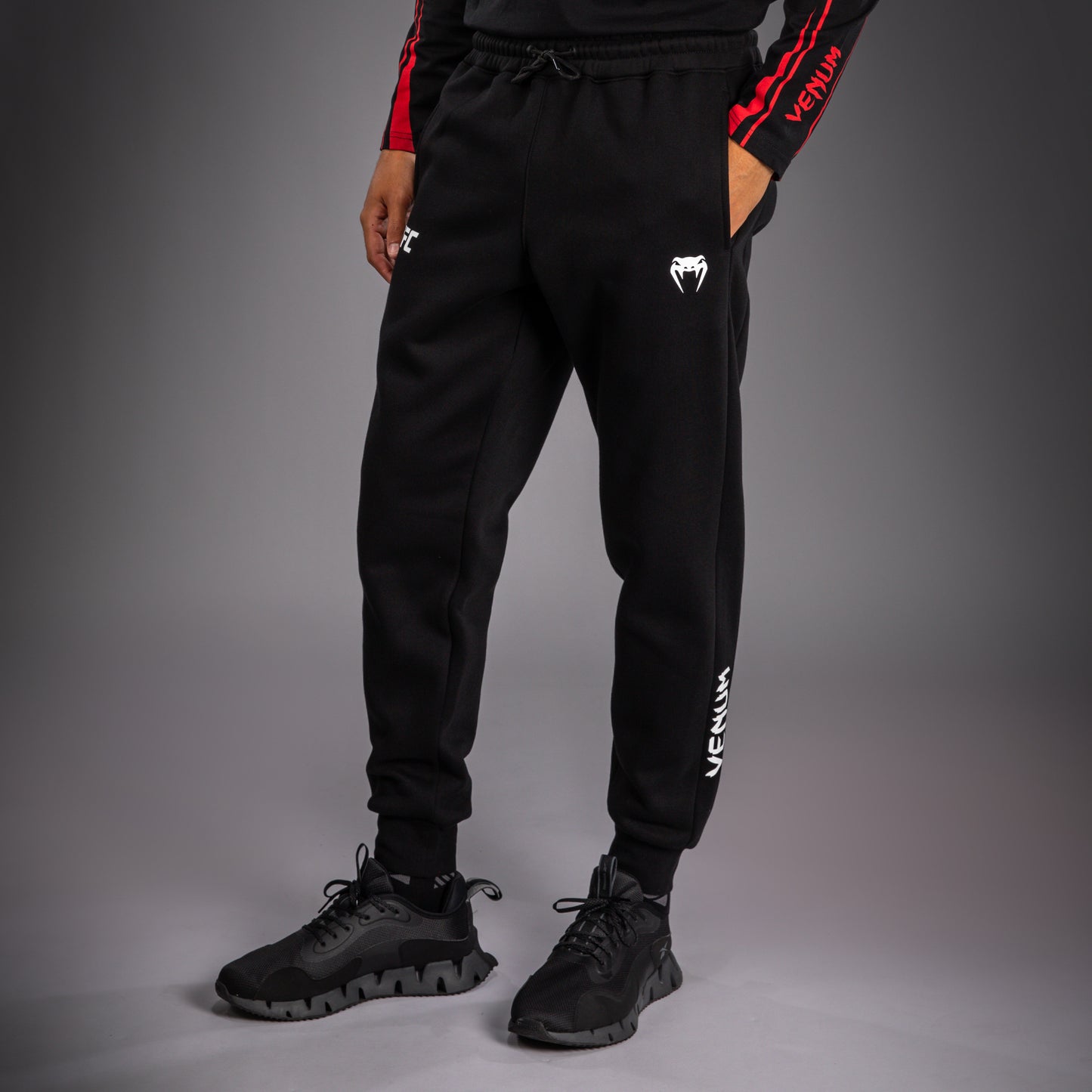 Venum UFC Unity by Venum Authentic Fight Week 남성 코튼 팬츠 - 블랙