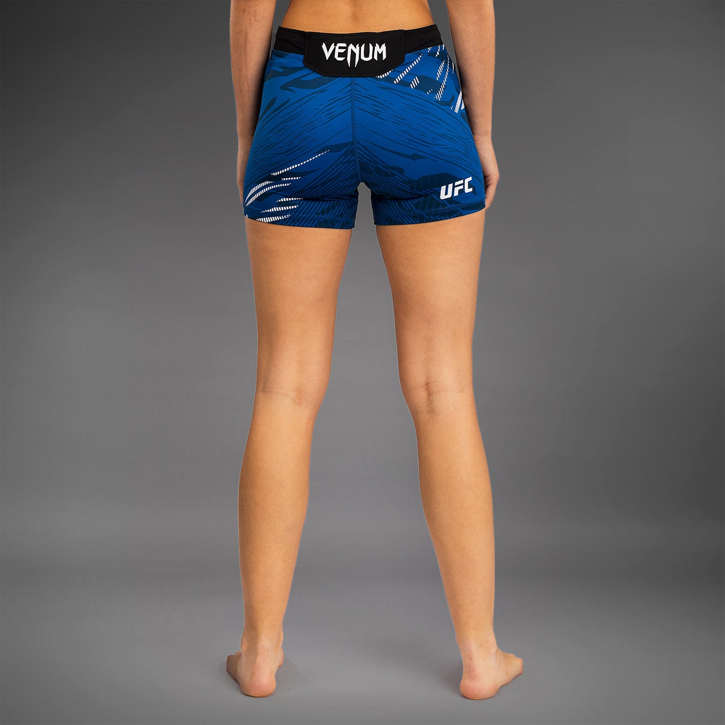 UFC Fusion by Venum 여성용 발리 투도 쇼츠 – 숏 핏 – 블루