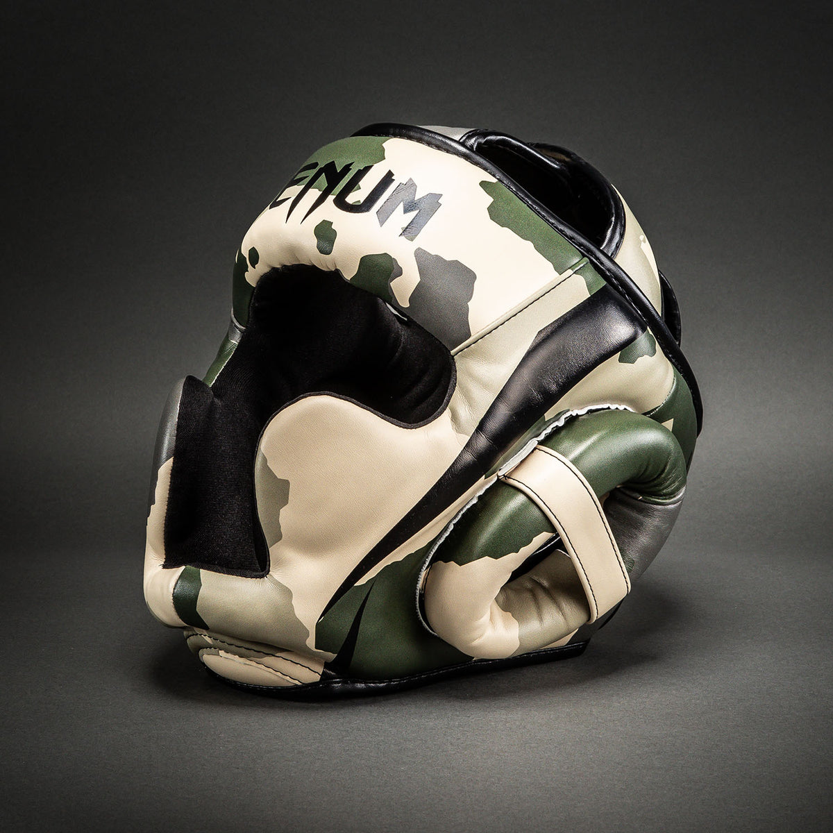 Venum Elite Camo 헤드기어 – 카키/오프 화이트