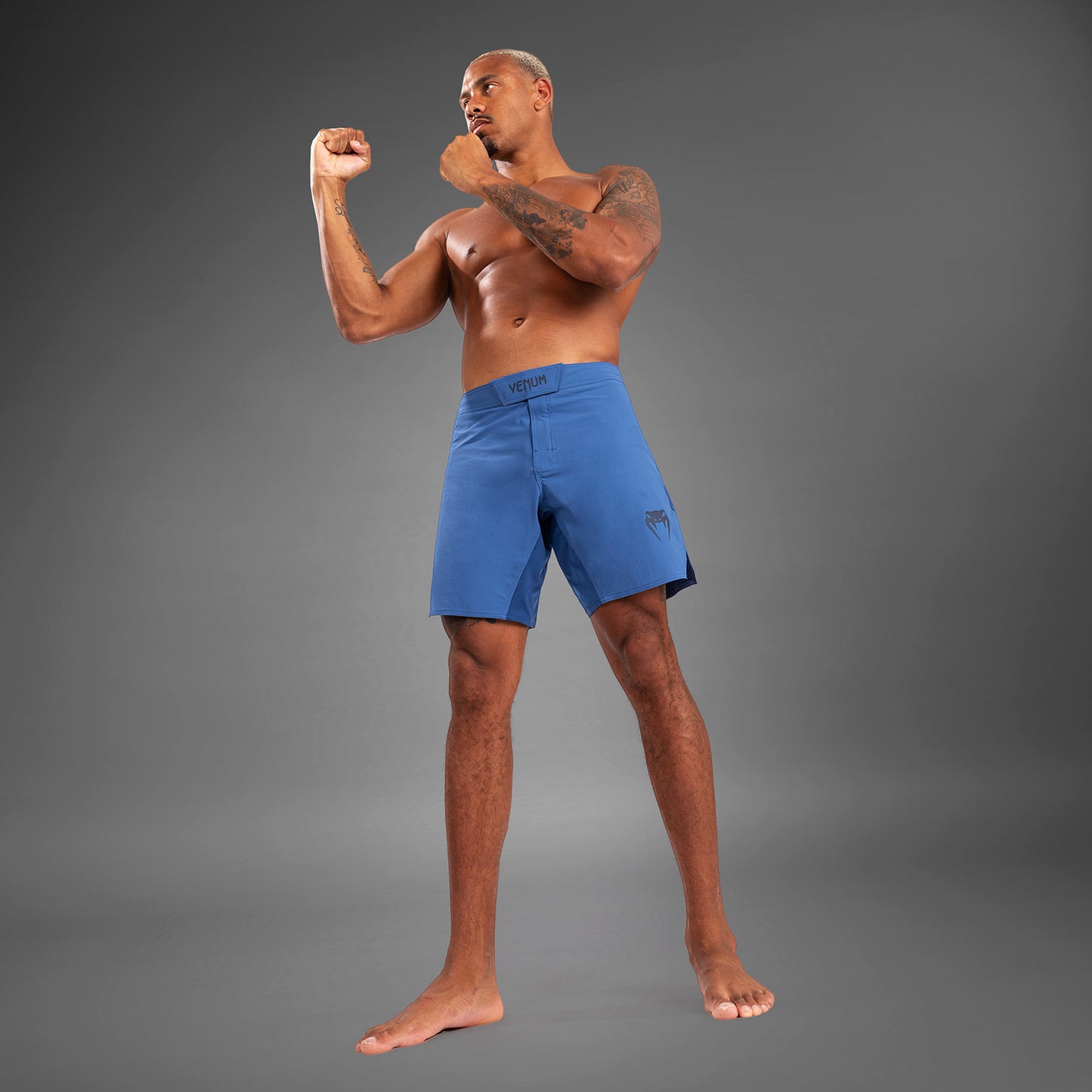 Venum Contender 남성용 파이트 쇼츠 – 블루