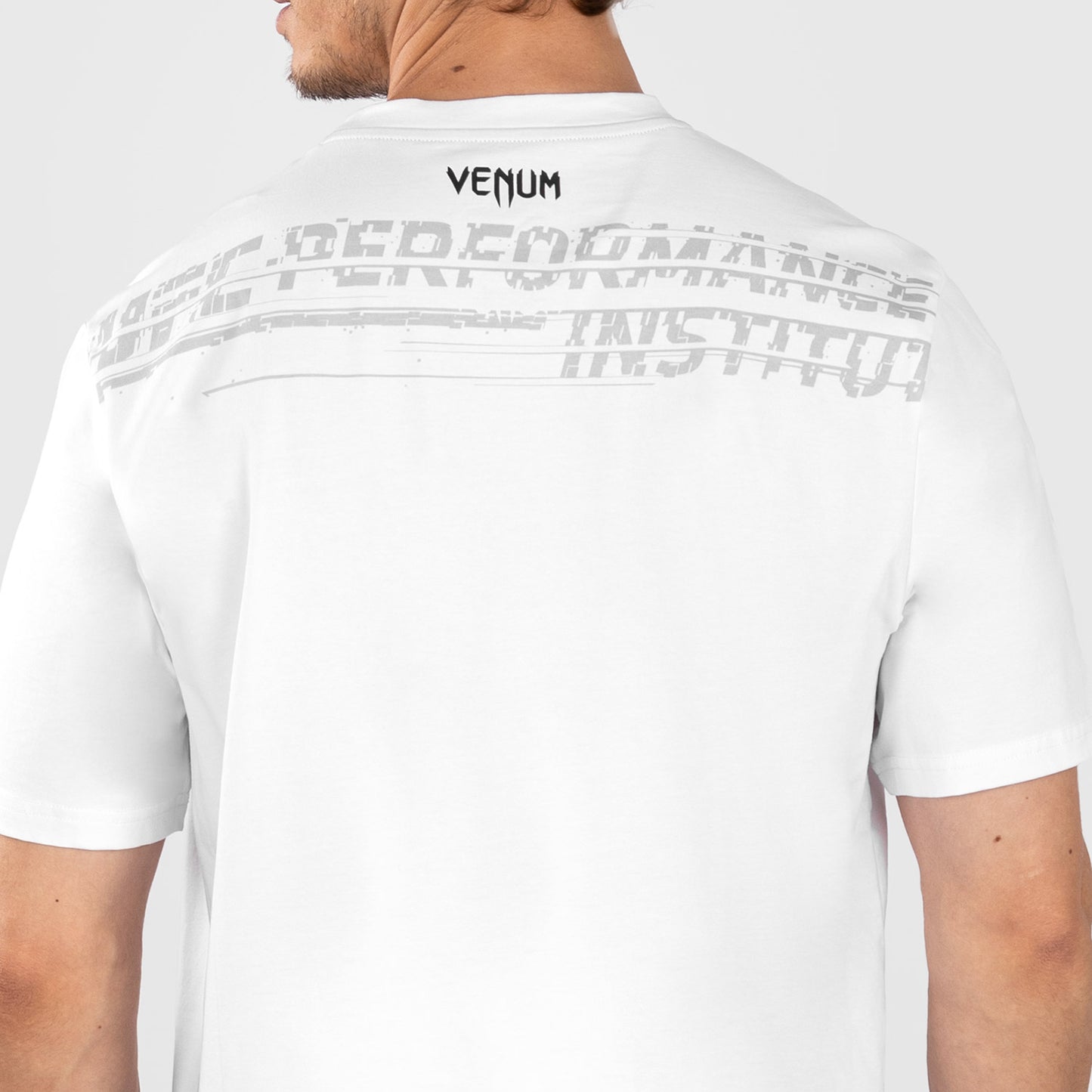UFC Venum Performance Institute 2.0 남성용 티셔츠 – 화이트