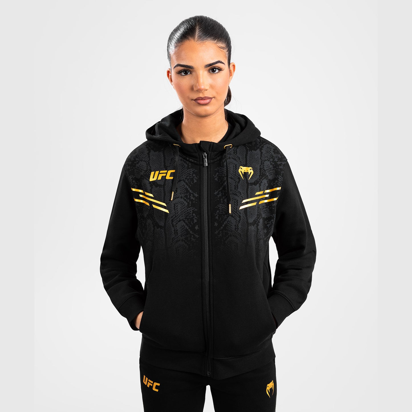 UFC Adrenaline by Venum Replica 여성용 집업 후디 – 챔피언