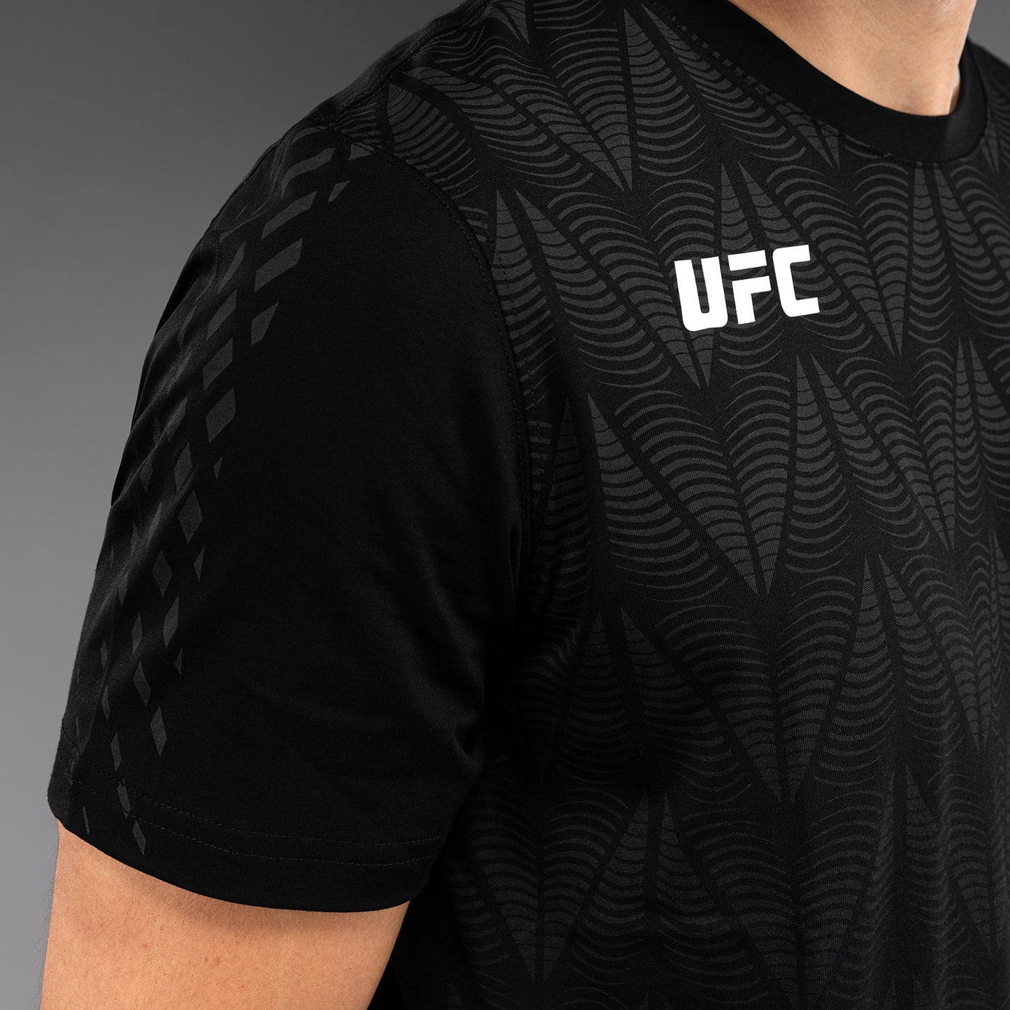 남성용 UFC Zenith by Venum 리플리카 티셔츠 – 블랙