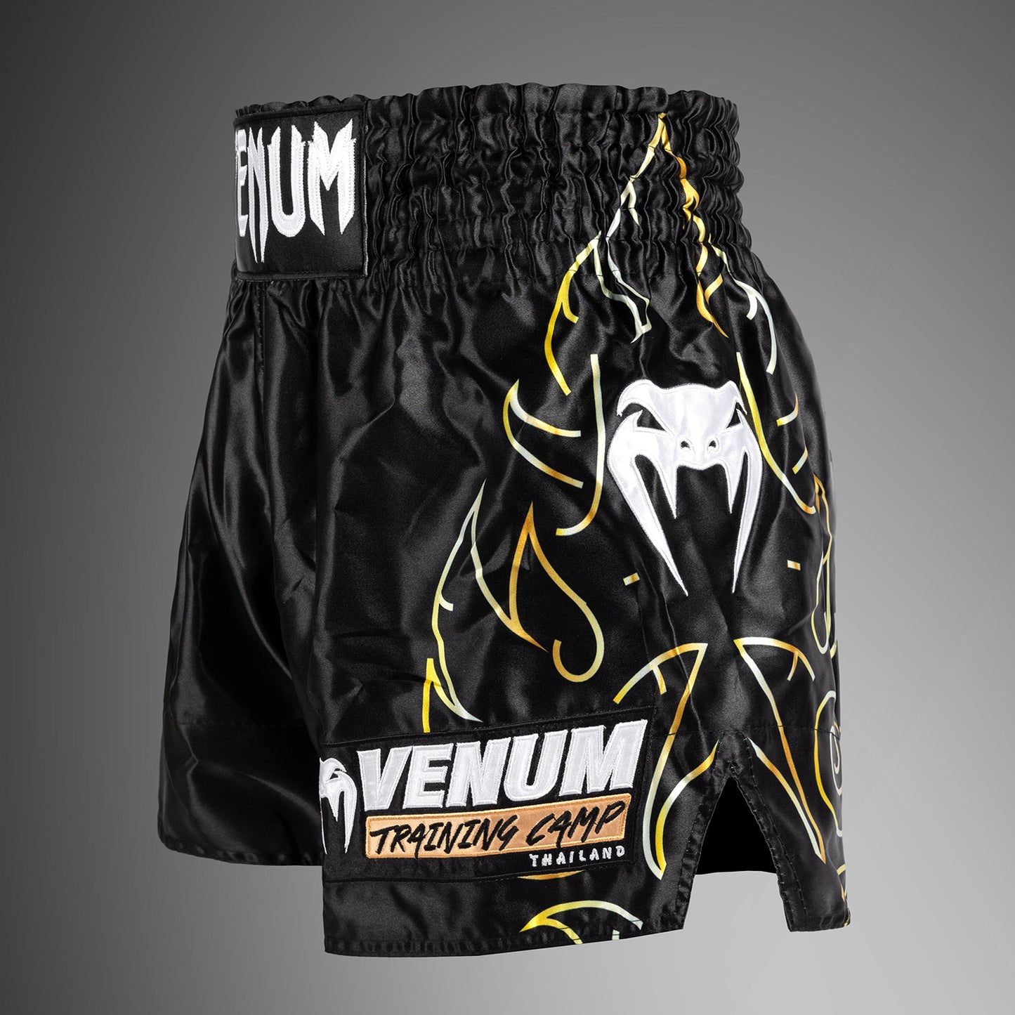 Venum VTC Flames 무에타이 쇼츠 – 블랙/골드