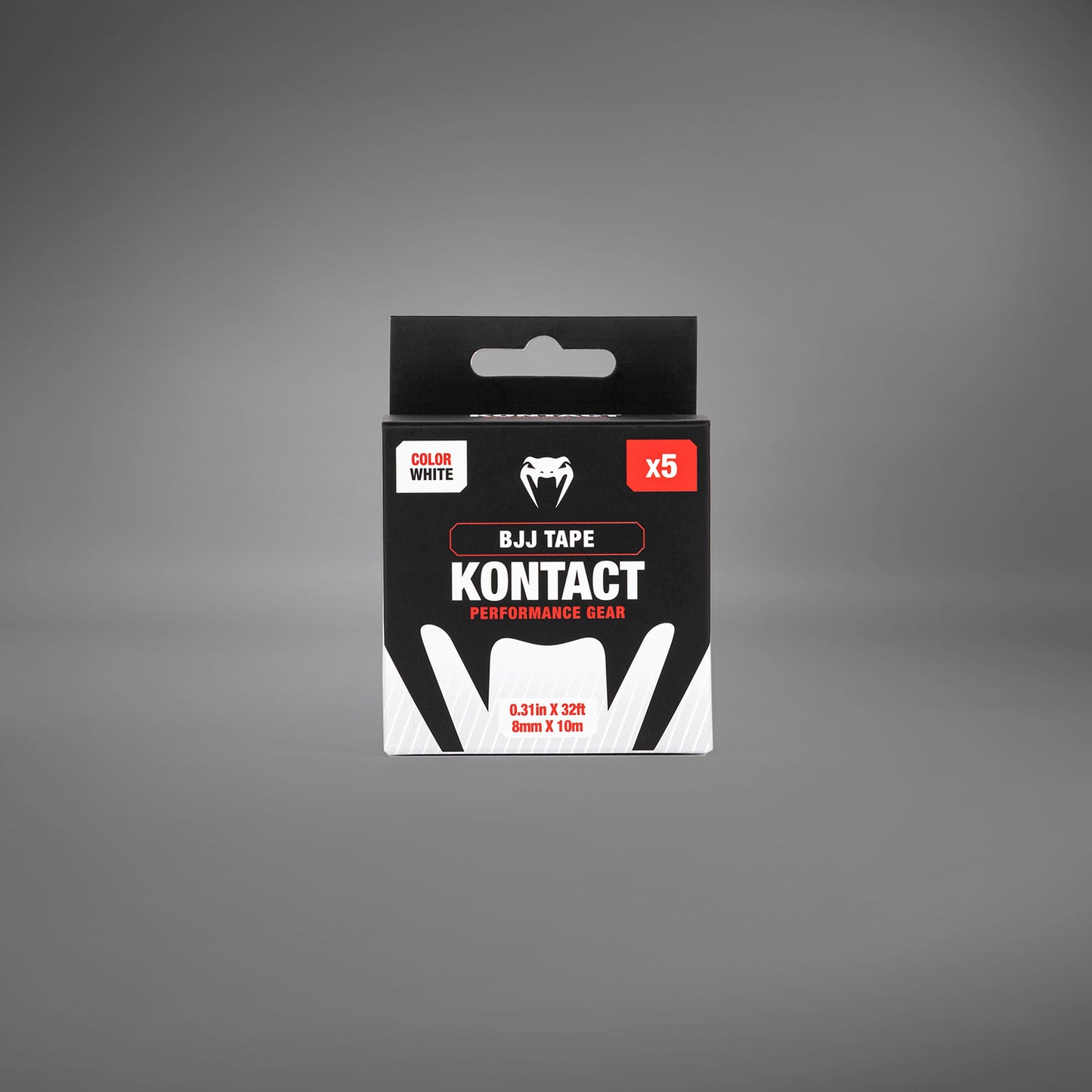 Venum Kontact BJJ 핑거 테이프 - 화이트/블랙