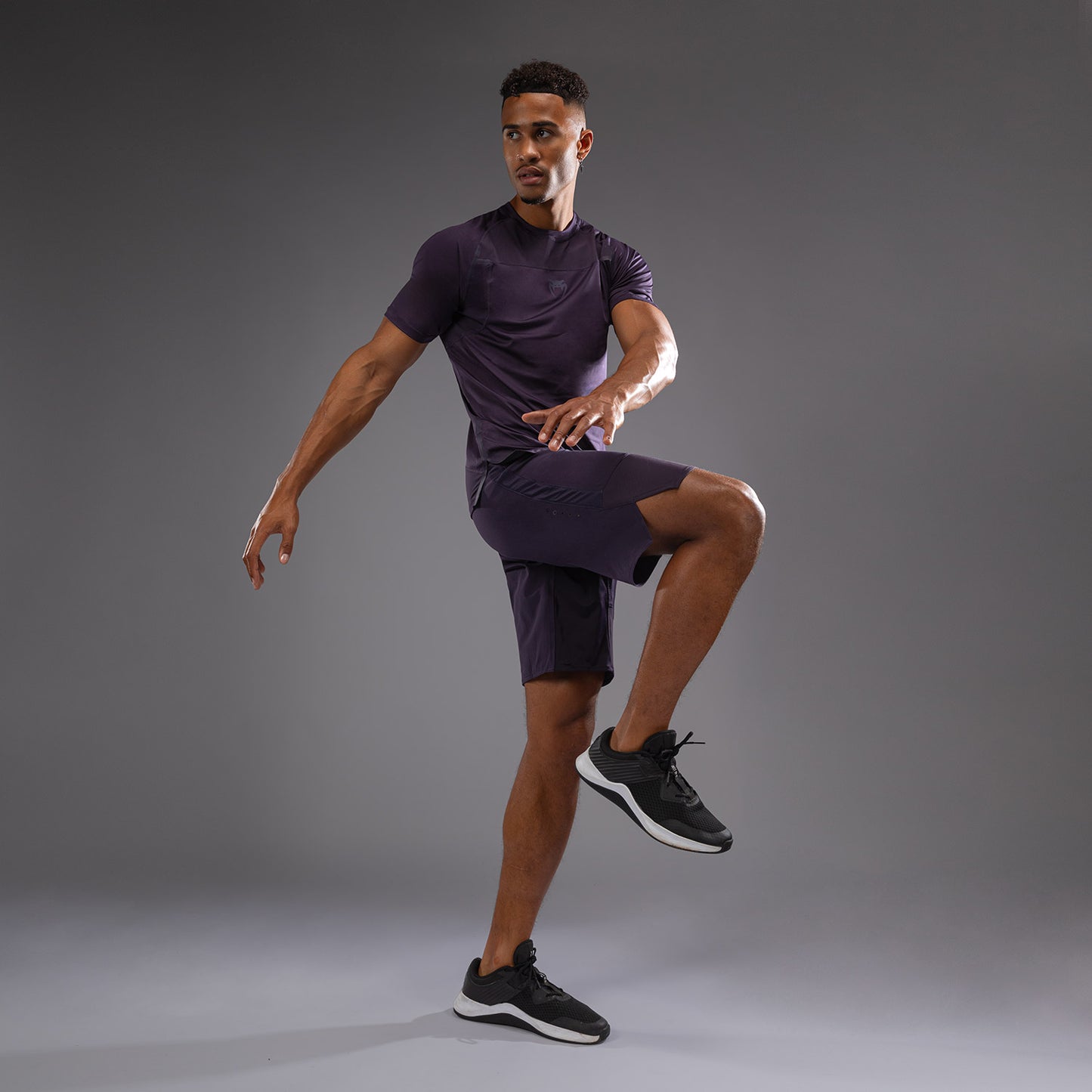 Venum G-Fit Air 남성용 드라이 테크 티셔츠 – 다크 퍼플
