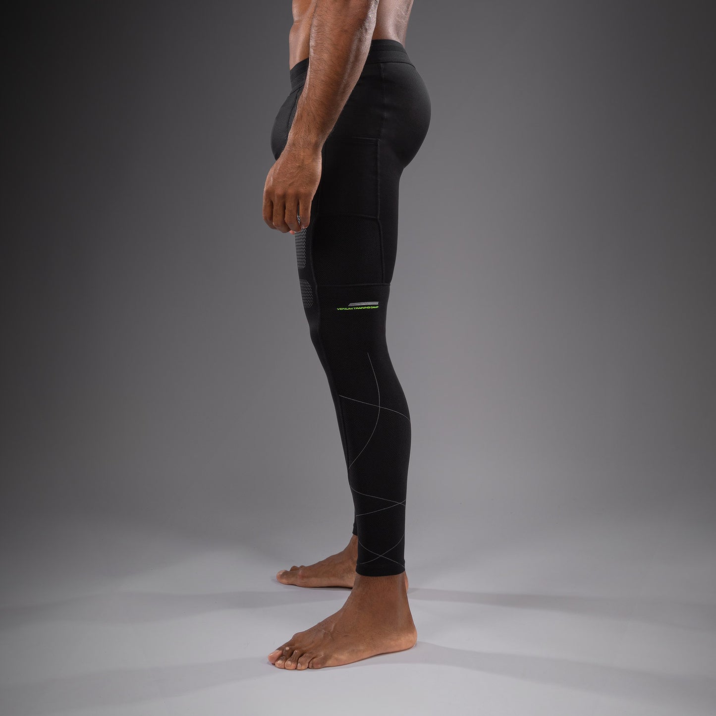 Venum Training Camp 4.0 스패츠 – 블랙/네온 옐로우