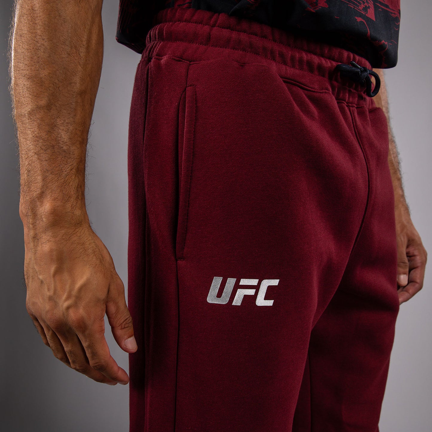 남성용 UFC Zenith by Venum 버건디 어센틱 파이트 위크 팬츠