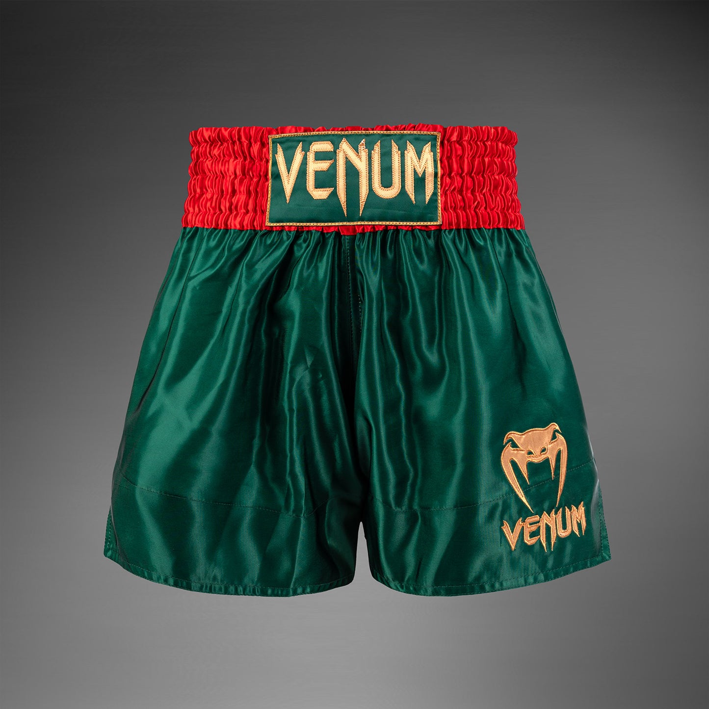 Venum Classic 무에타이 쇼츠 – 딥 포레스트 그린