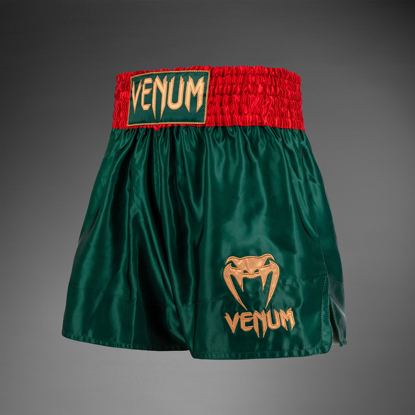 Venum Classic 무에타이 쇼츠 – 딥 포레스트 그린