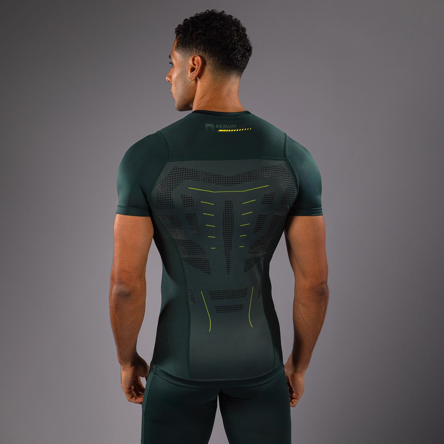 Venum Technical 3.0 반팔 래쉬가드 – 포레스트 그린
