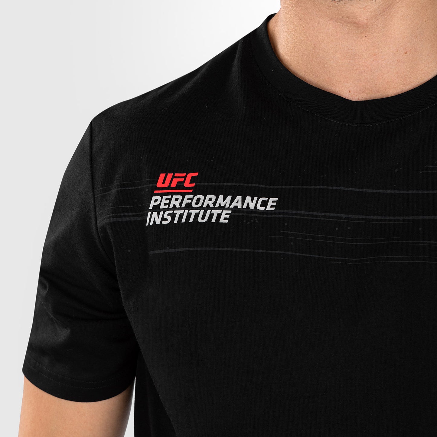 UFC Venum Performance Institute 2.0 남성용 티셔츠 – 블랙/레드