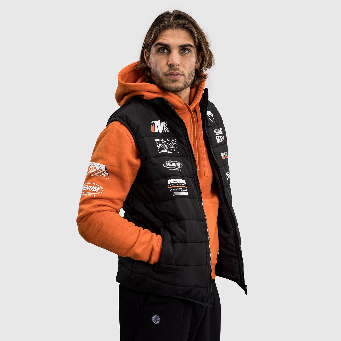 Venum Motorsport 다운 자켓 – 딥 블랙