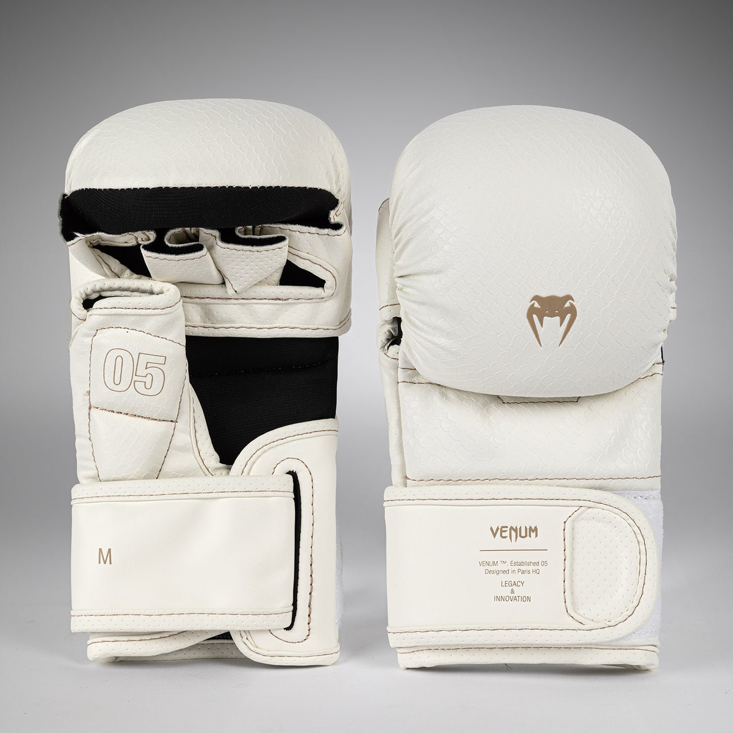 Venum Impact Evo Scales MMA 스파링 글러브 – 아이보리