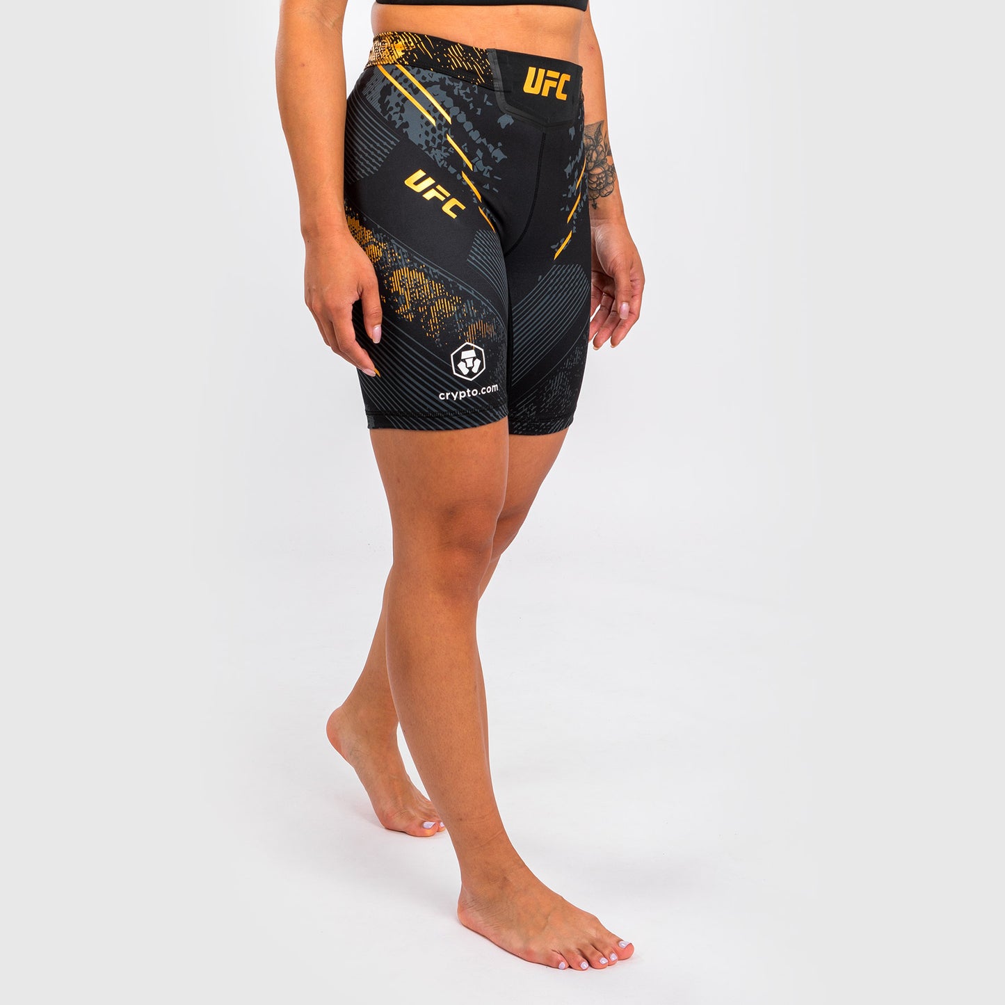 UFC Adrenaline by Venum Authentic Fight Night 여성용 발리 투도 쇼츠 – 롱 핏 – 챔피언