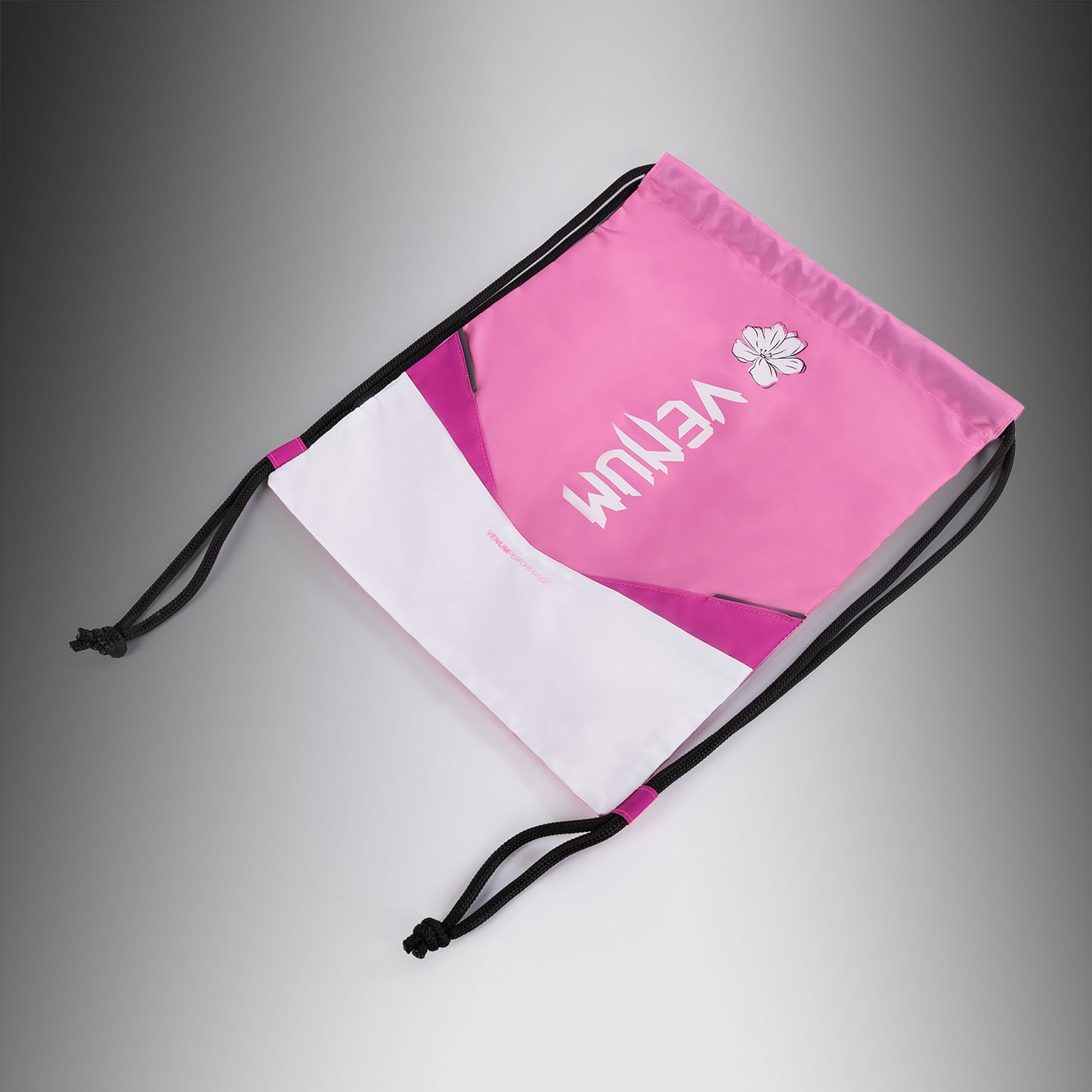 Venum Evo 2 플라워 드로스트링 백 (10-15L) – 캔디 핑크/화이트