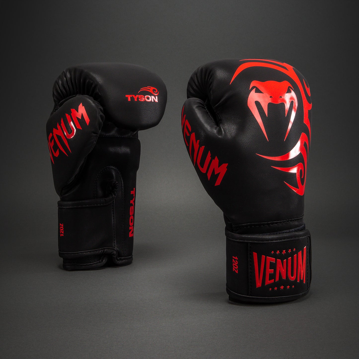Venum Mike Tyson Replica 복싱 글러브 – 블랙/레드