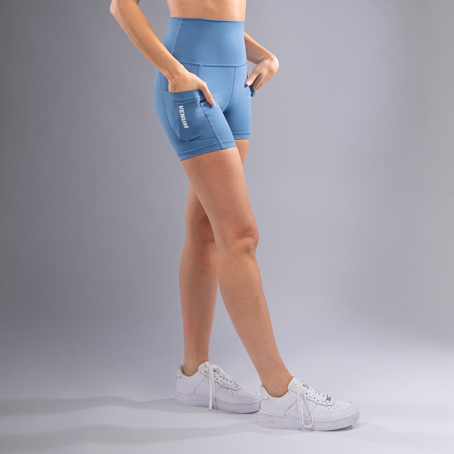 Venum Essential 여성용 바이크 쇼츠 – 스톰 블루
