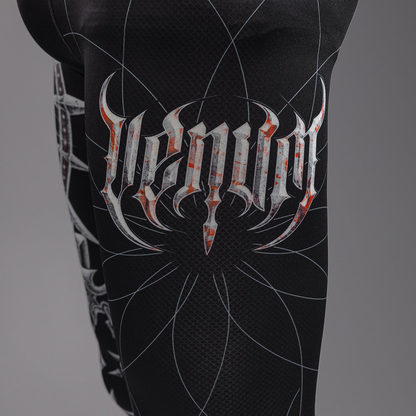 Venum Gladiator 5.0 남성용 스패츠 – 블랙/실버