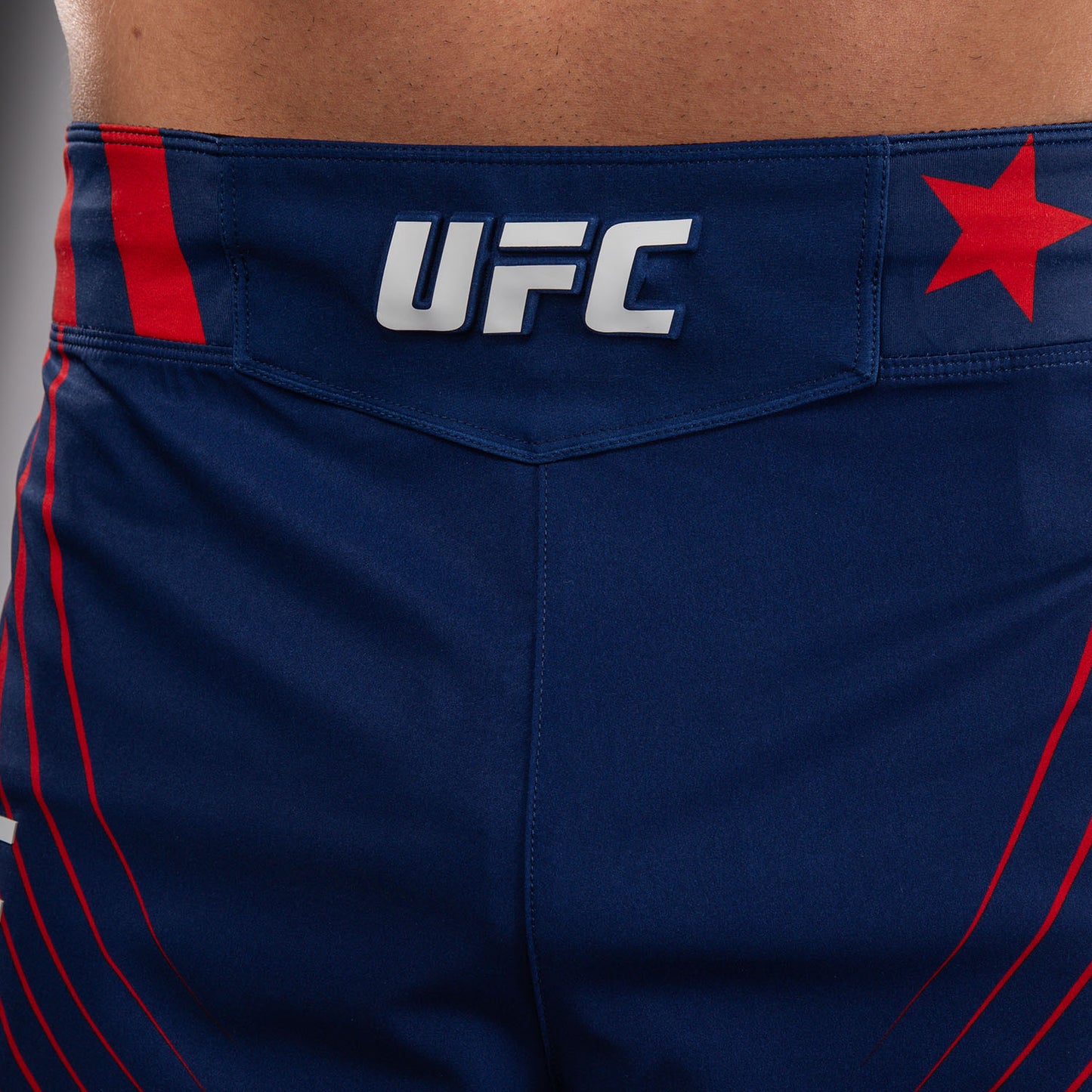 Official UFC Freedom 250 by Venum 남성용 Authentic Fight Night 파이트 쇼츠 쇼트 핏 - 블루