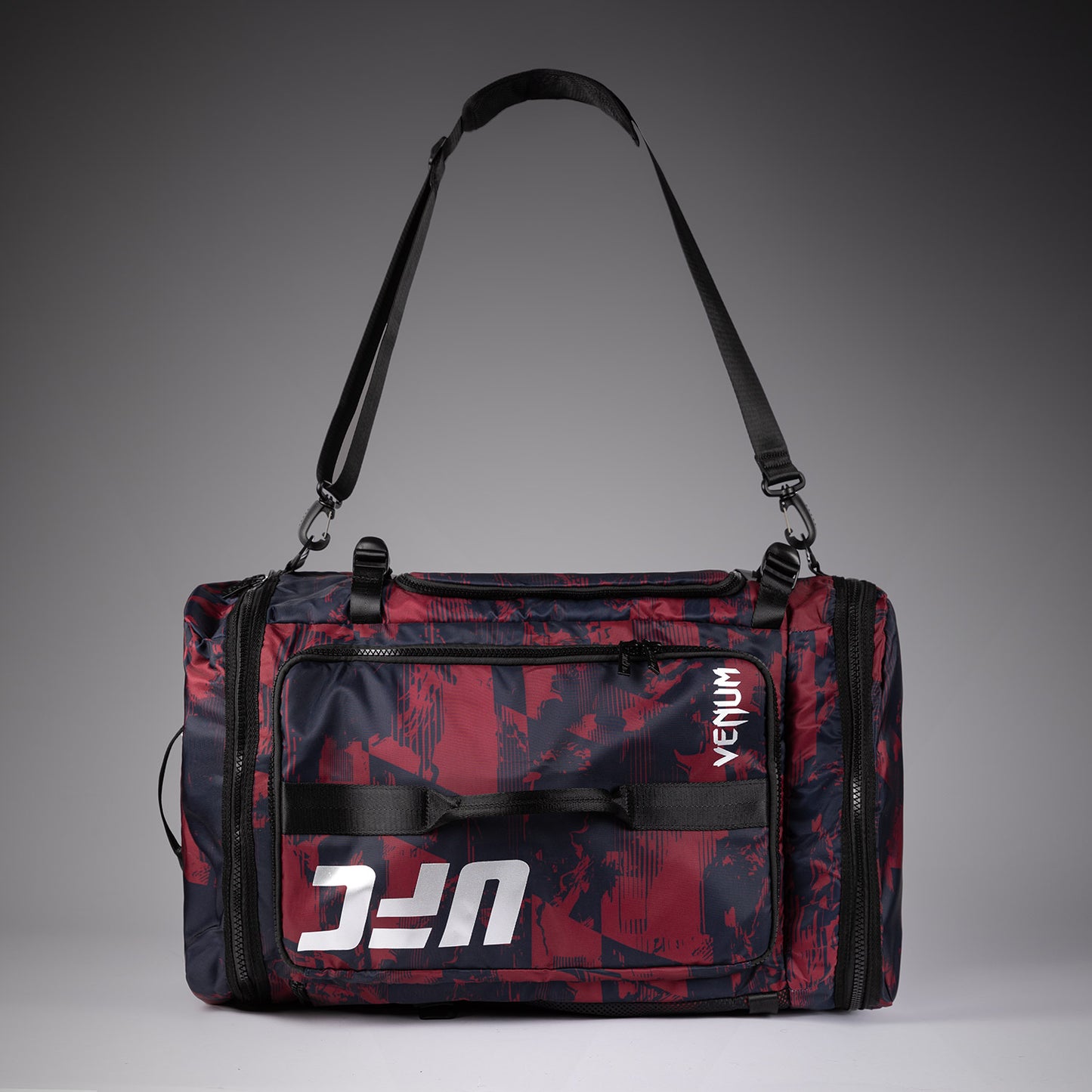 Unisex UFC Zenith by Venum 버건디 어센틱 파이트 위크 기어 백 (48L)