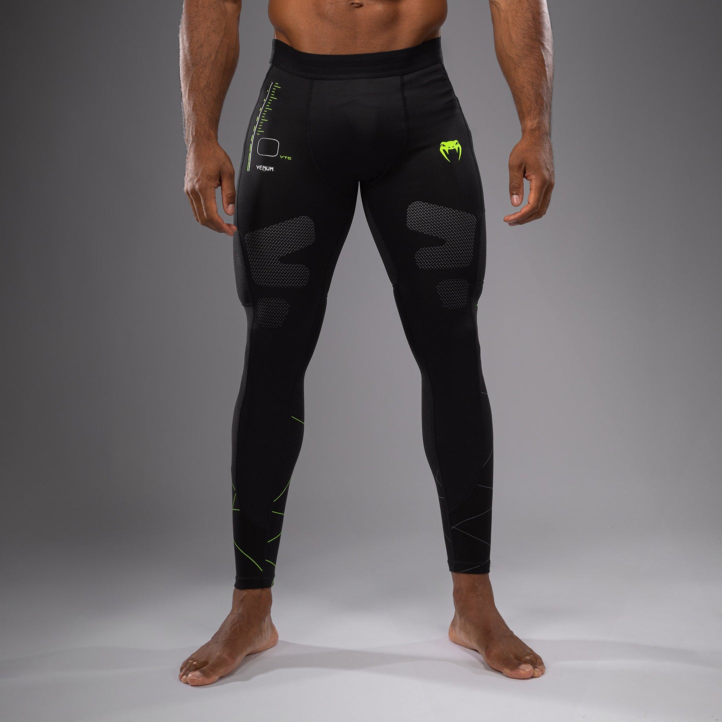Venum Training Camp 4.0 스패츠 – 블랙/네온 옐로우