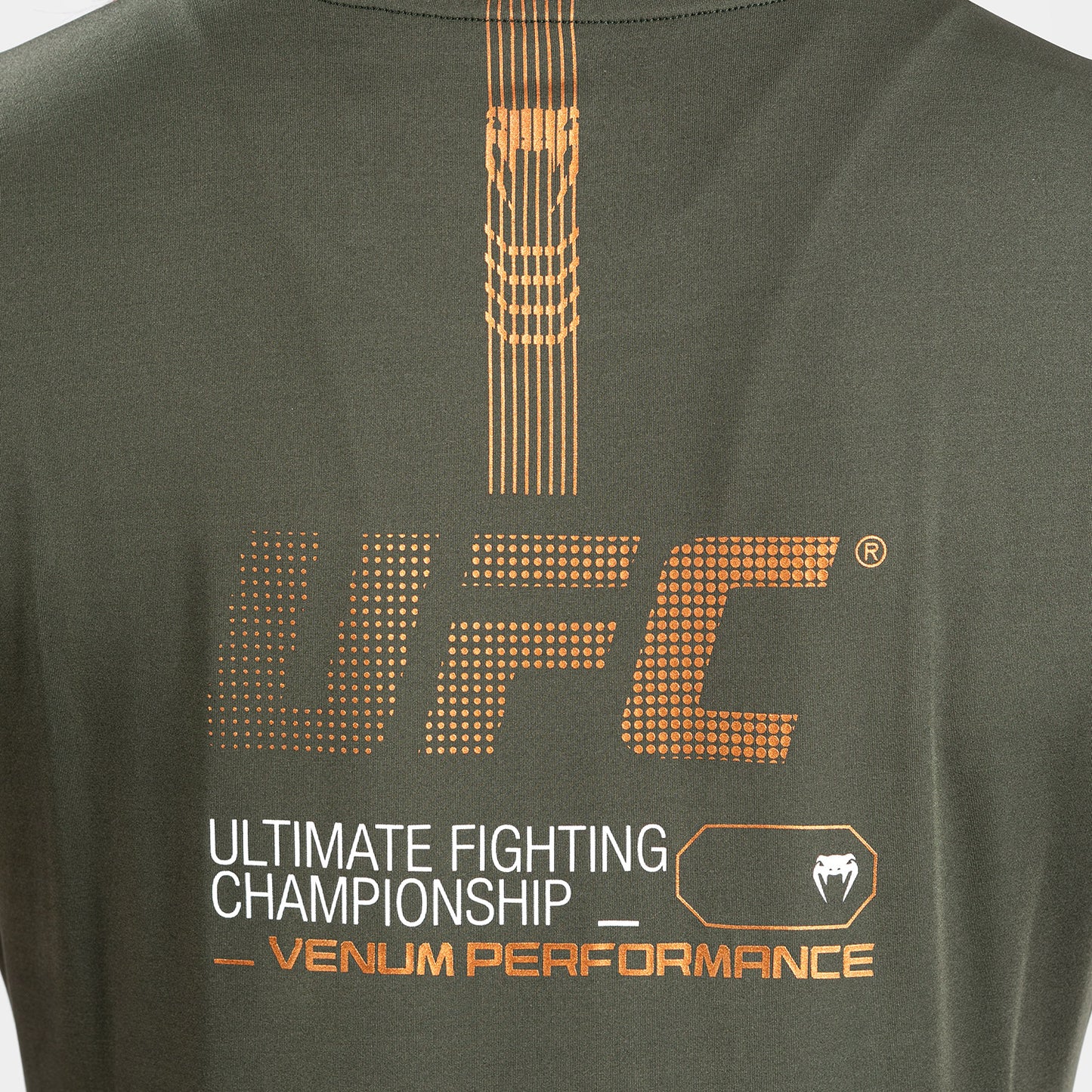 UFC Adrenaline by Venum Fight Week 여성용 드라이 테크 티셔츠 – 카키/브론즈