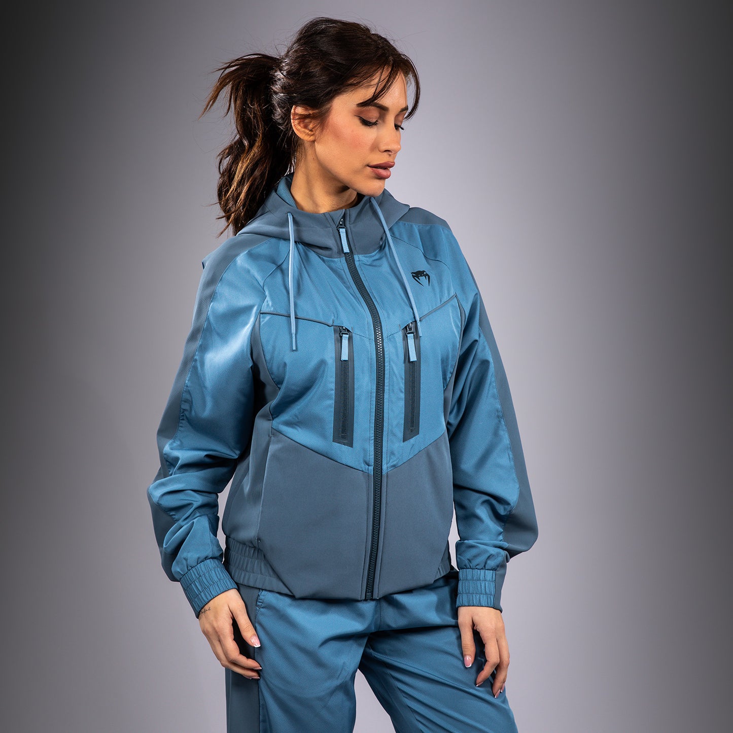 Venum Women Laser 3.0 트랙 자켓 – 블루