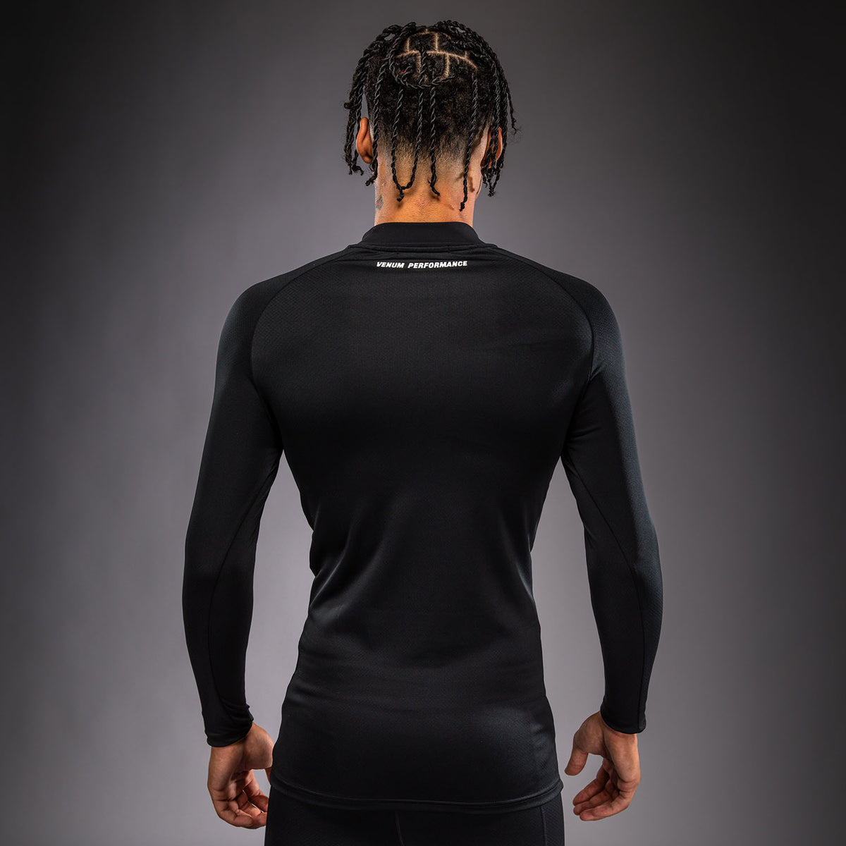 Venum MX Basics 긴팔 티셔츠 - 블랙/화이트